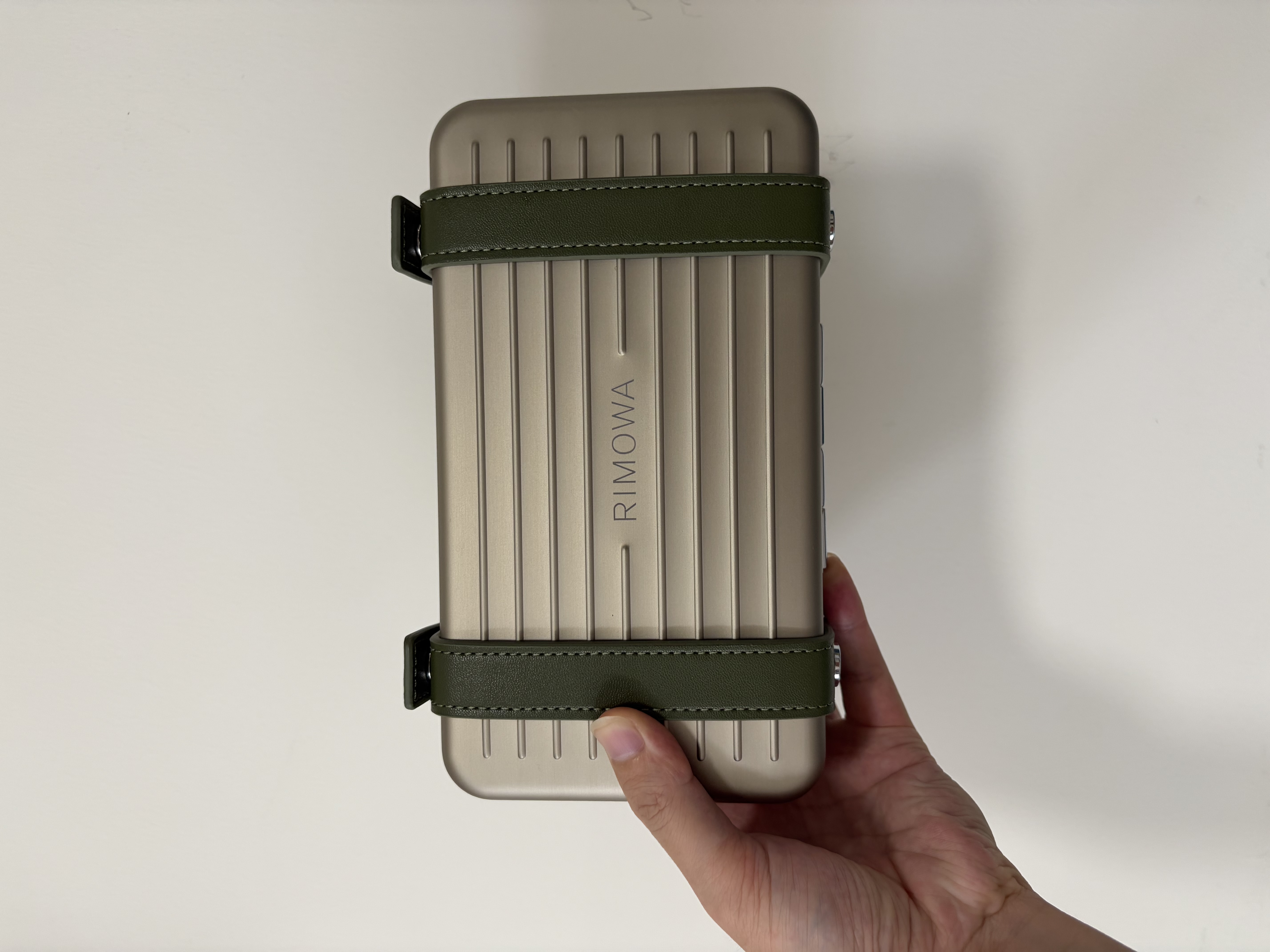 Champagne Green Luxury Cigar Travel Case – No Hygrometer RMW Style Portable Box