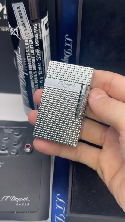 Le Grand Dupont Mixed Diamond Head Butane Lighter | Torch & Soft Dual Flame