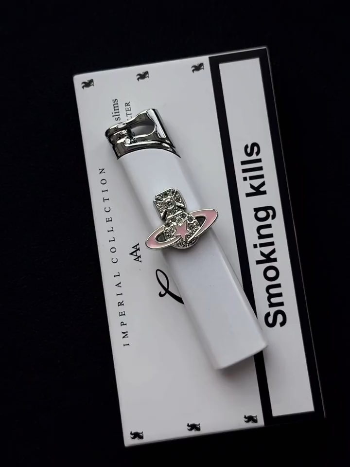Planet Star Gradient Flame Windproof Torch Lighter | Elegant Gift for Her