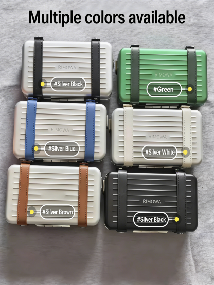 Luxury Cigar Travel Case – No Hygrometer RIMOWA Style Portable Box (Pre-Order, Partial Styles Ship in 30 Days)