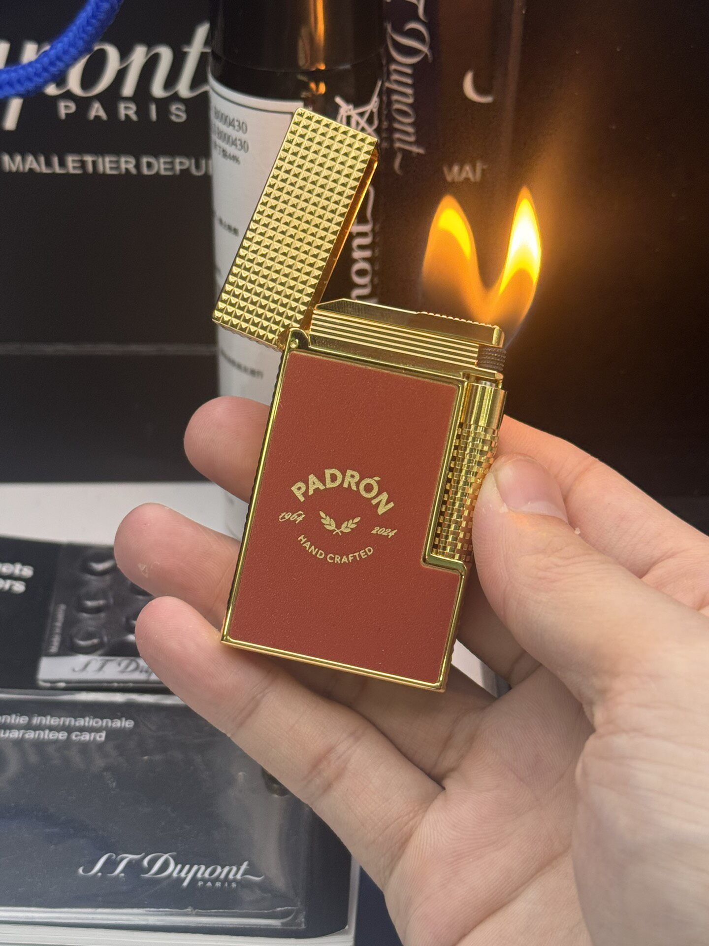 S.T. Dupont Padrón Limited Edition Le Grand Dual Flame & Torch Lighter | Luxury Collectible Lighter