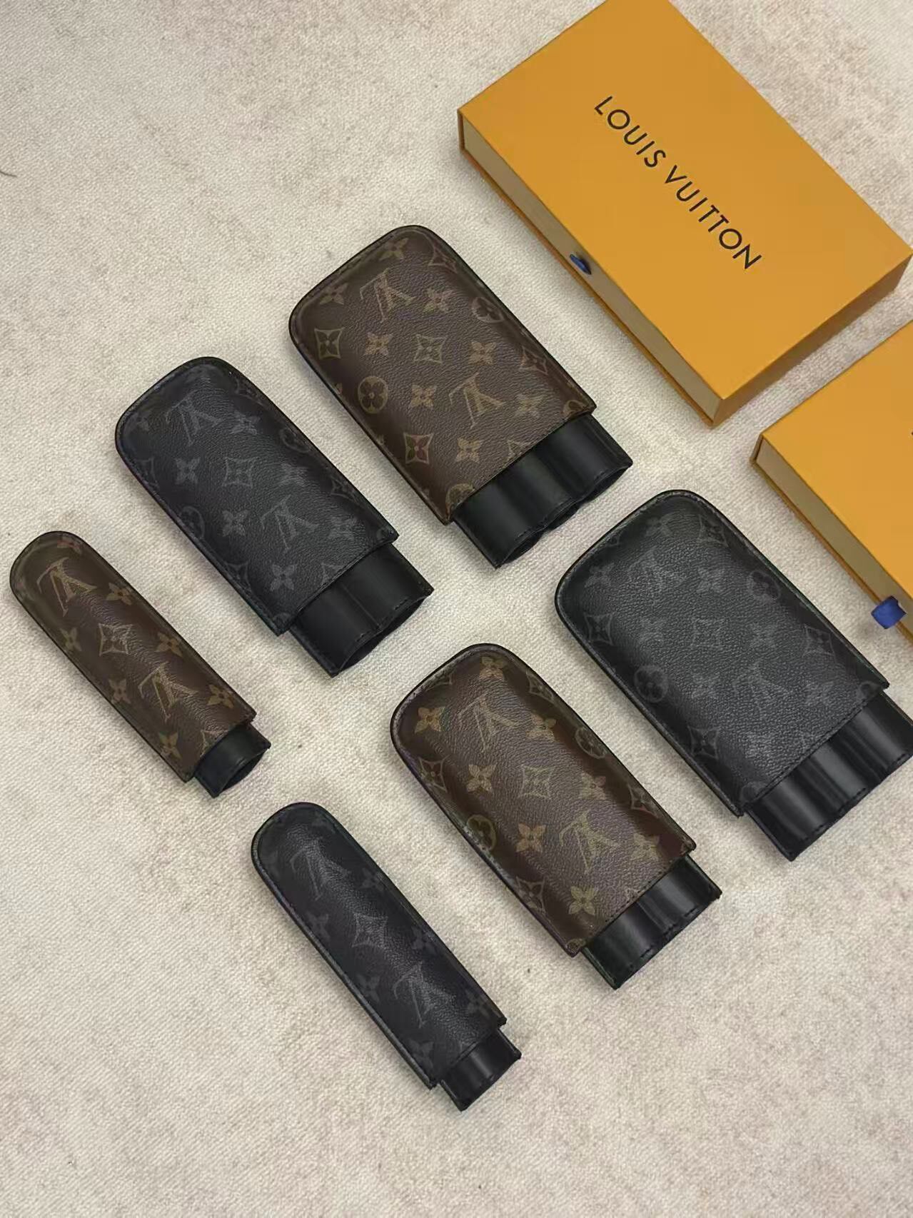 Luxury Genuine Leather Travel Case | Signature Pattern Edition