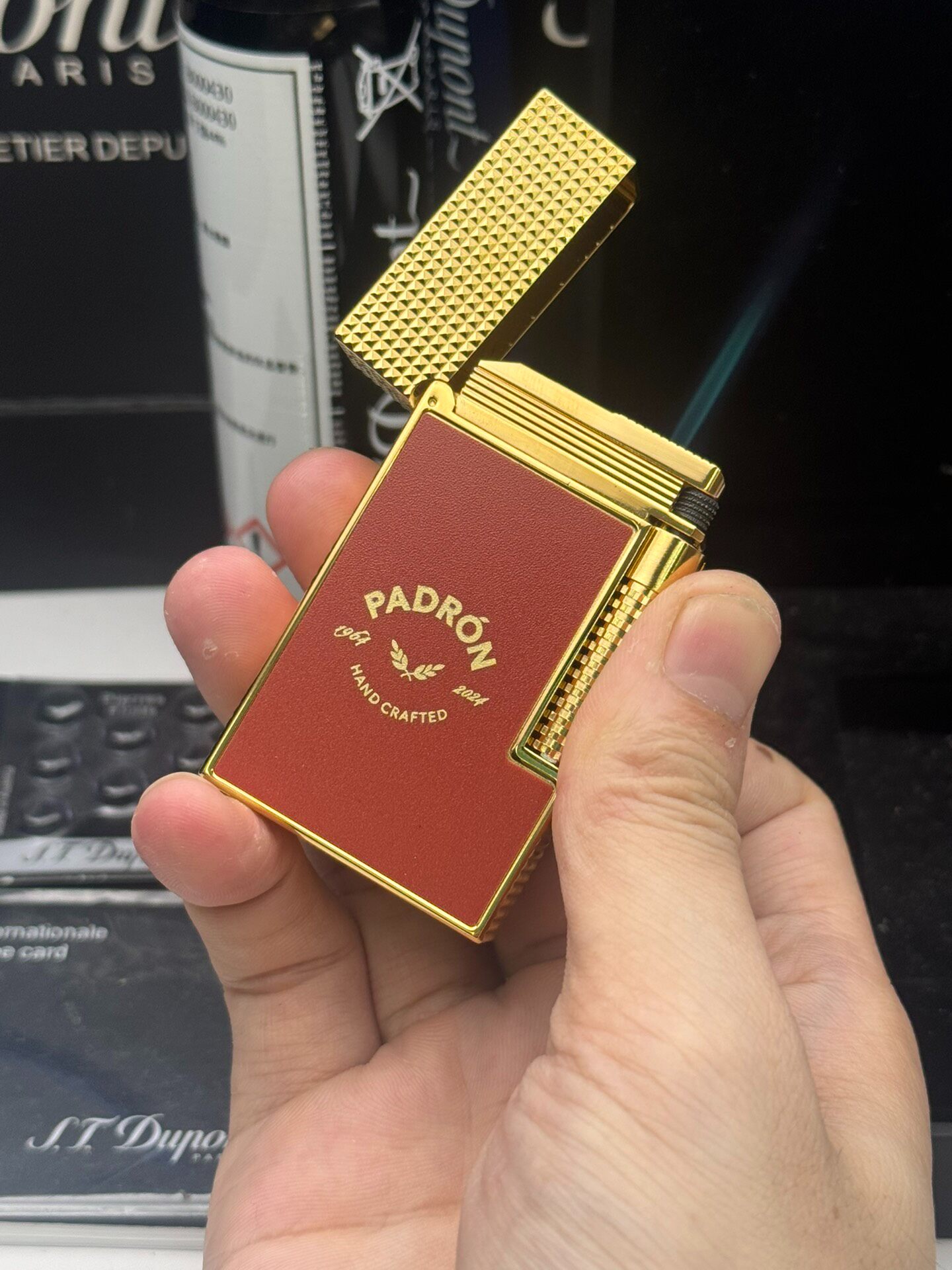 S.T. Dupont Padrón Limited Edition Le Grand Dual Flame & Torch Lighter | Luxury Collectible Lighter