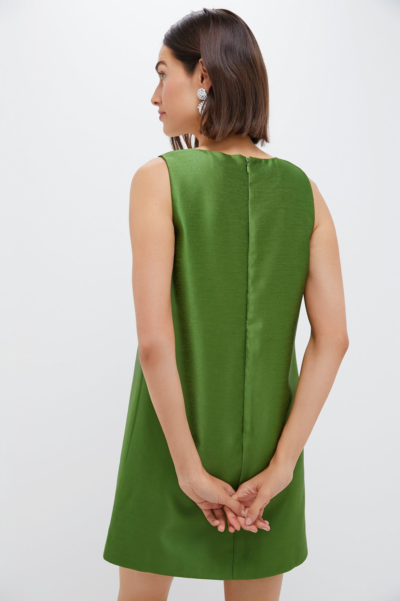 Green Dupioni Mollie Dress-Charming Tale Store