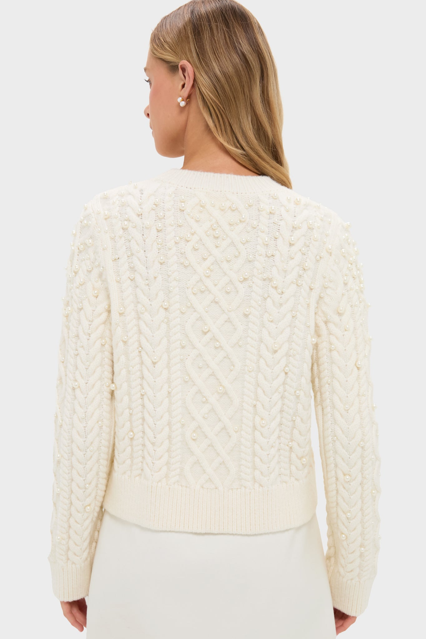 Pearl Embellished Ellis Sweater-Charming Tale Store
