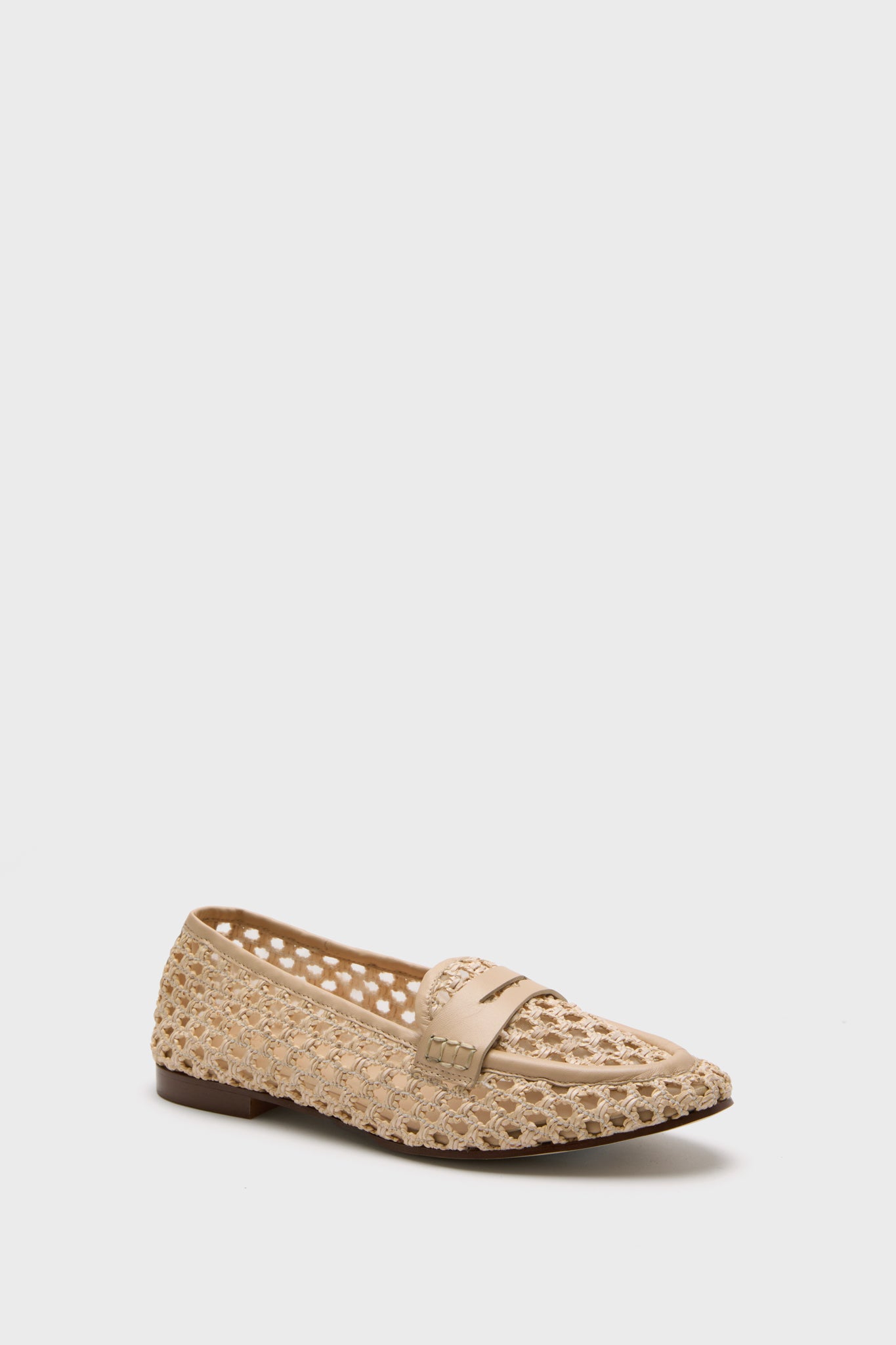 Bone Woven Rowan Loafers-Charming Tale Store