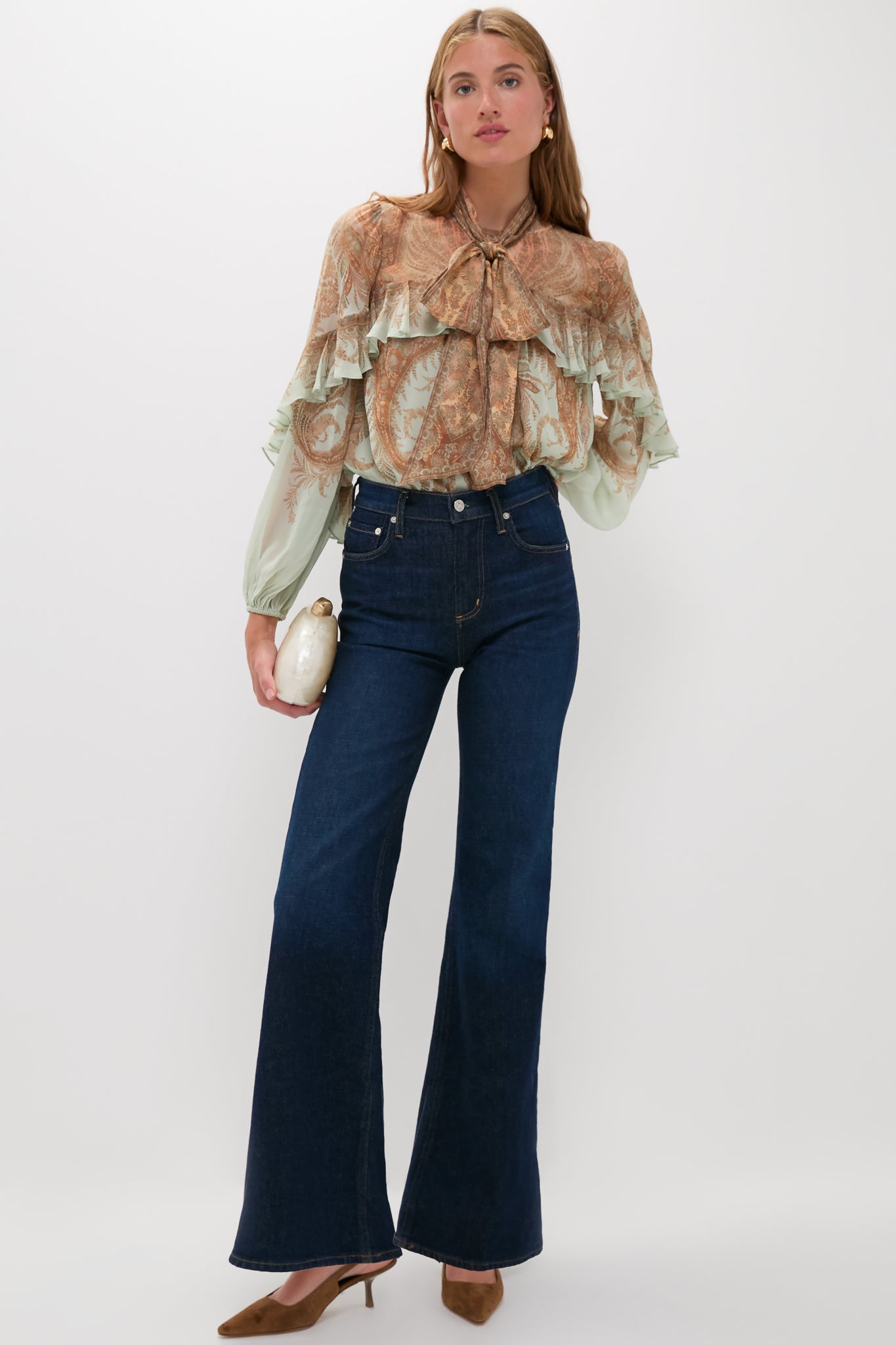 Hazelwood Sling Back Cashel Heels-Charming Tale Store