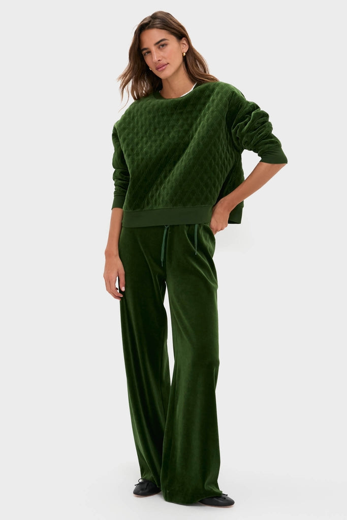 Douglas Fir Velour Jane Pant-Charming Tale Store