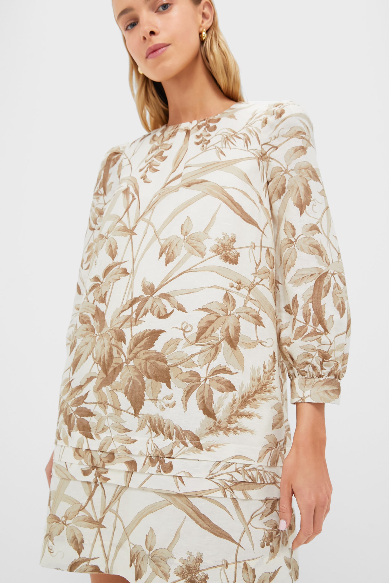 Dune Breeze Cotton Linen Hazel Dress-Charming Tale Store