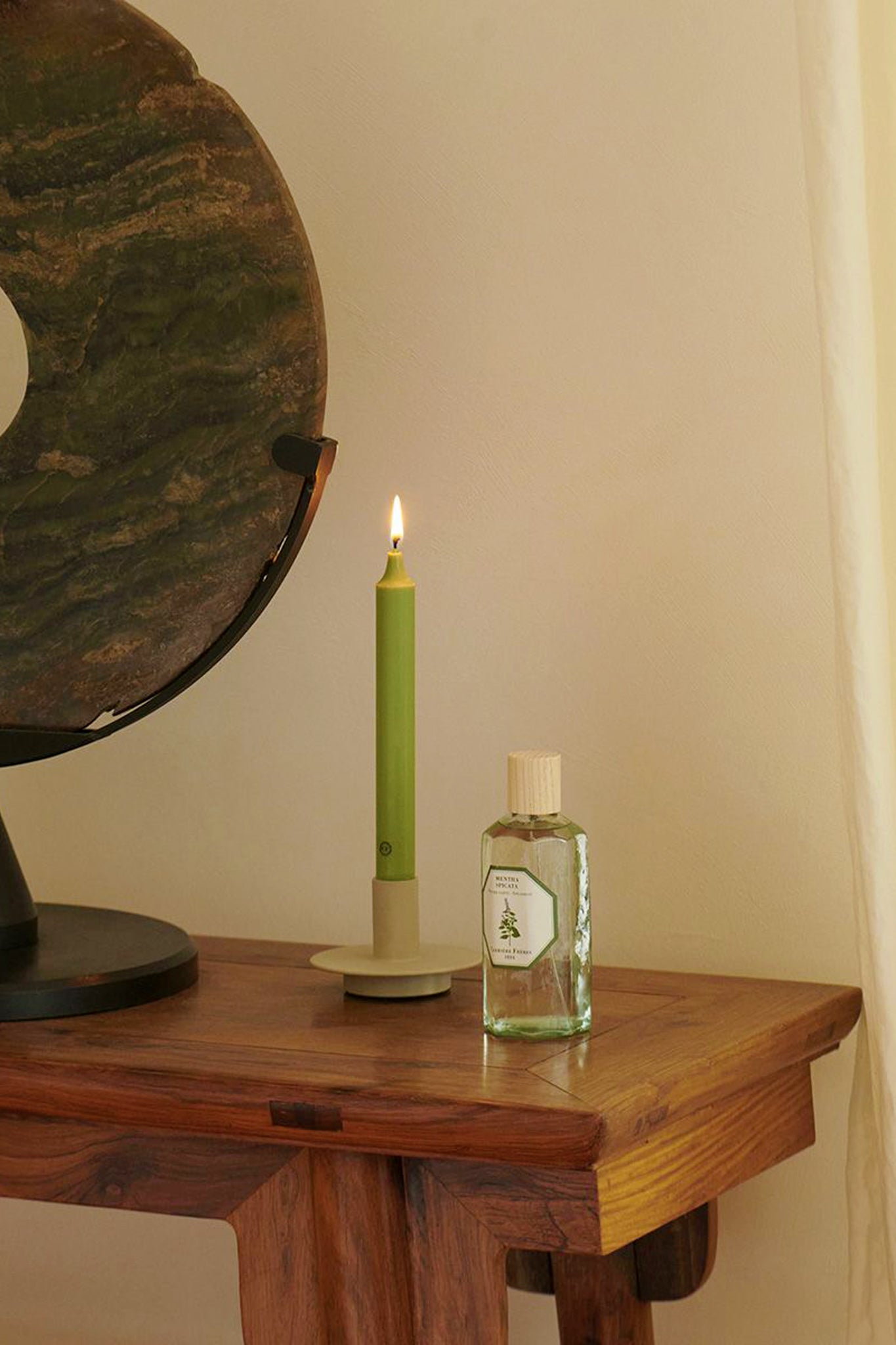 Spearmint Scented Taper Candles-Charming Tale Store