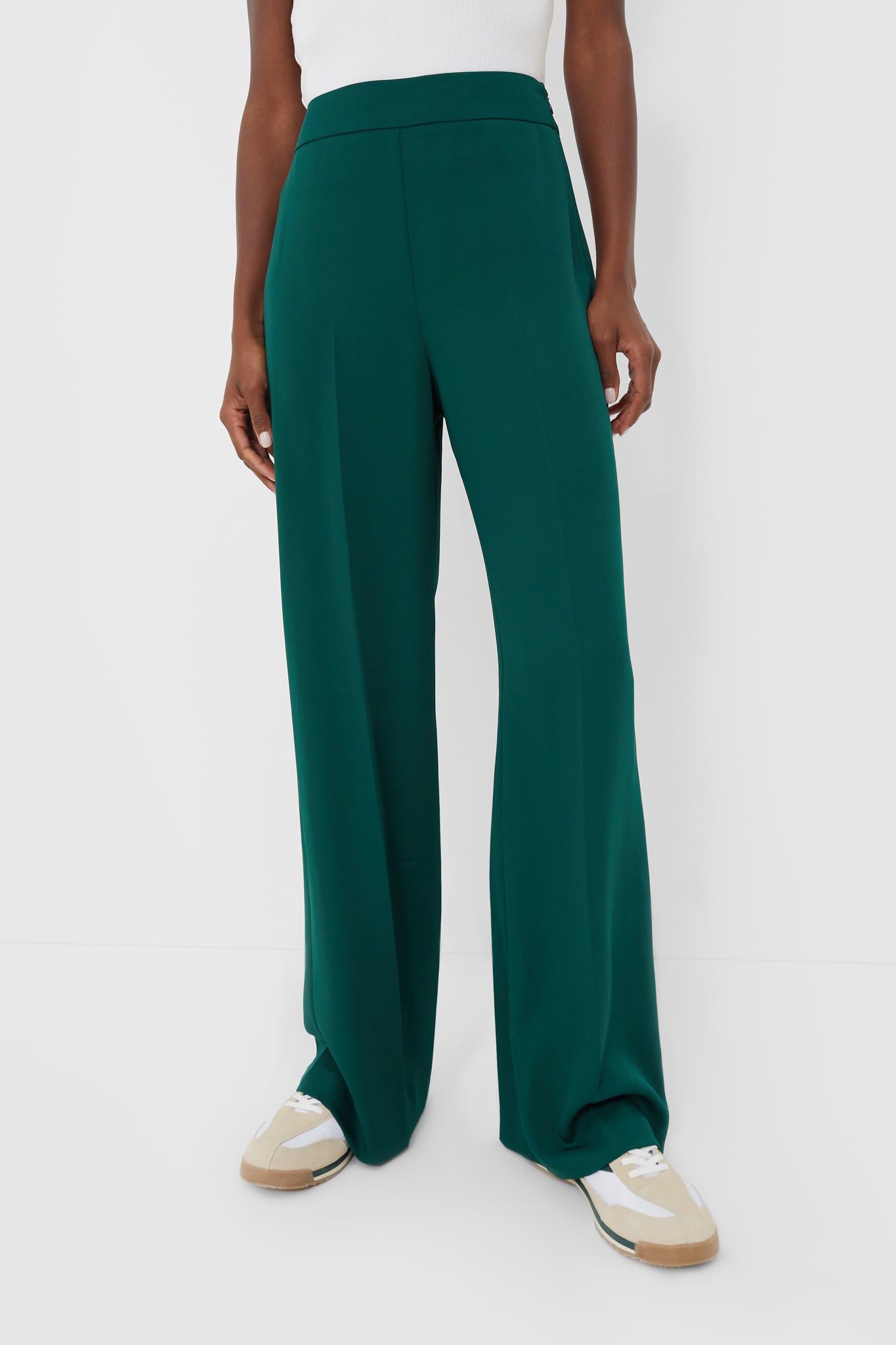 Deep Green Erin Pants-Charming Tale Store