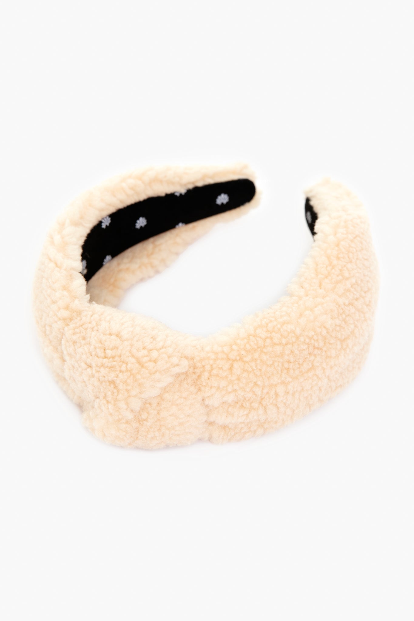 Camel Teddy Knotted Headband-Charming Tale Store