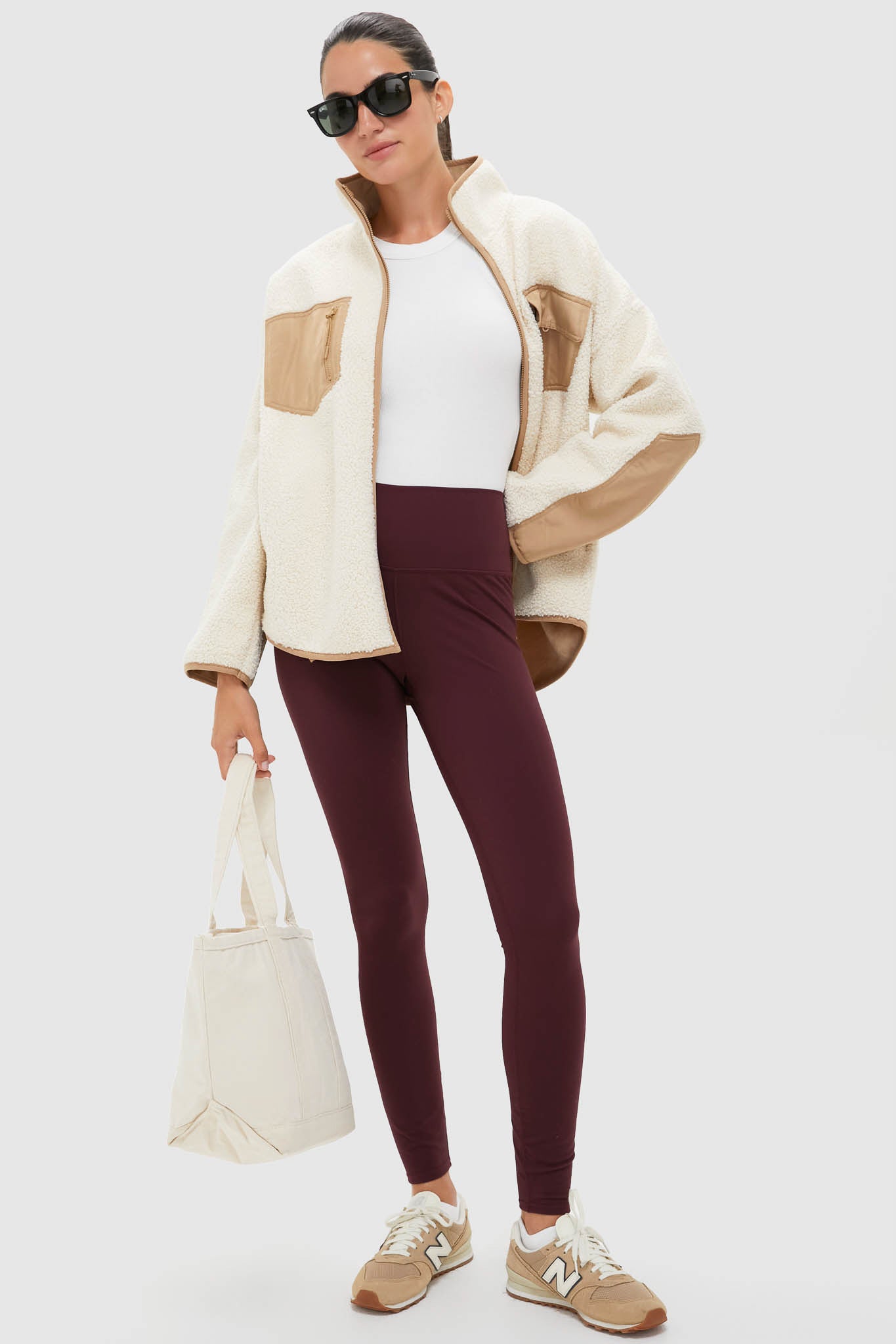 Buttercream Fleece Lawrence Full Length Zip Up-Charming Tale Store