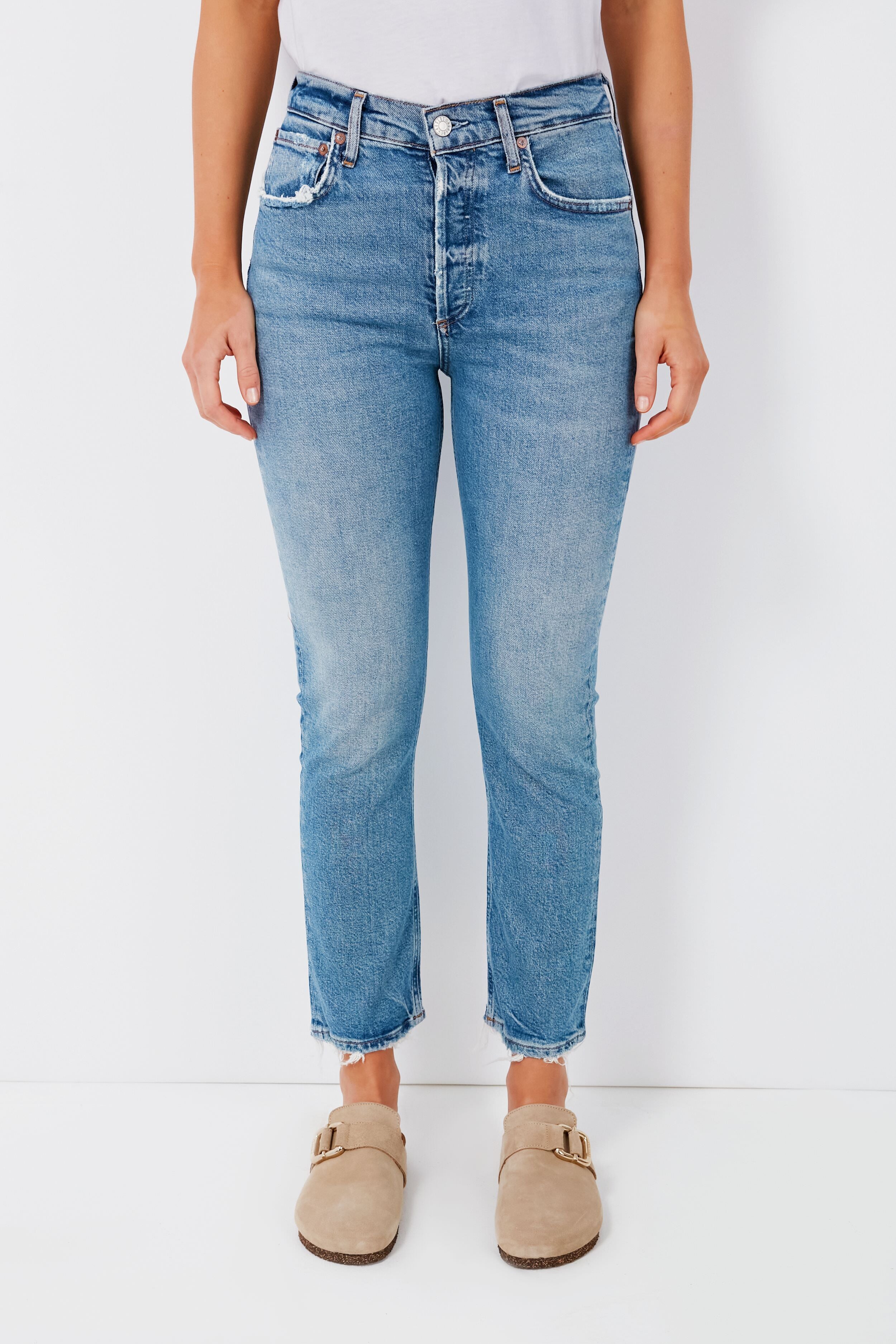 Cove Riley High Rise Straight Crop-Charming Tale Store