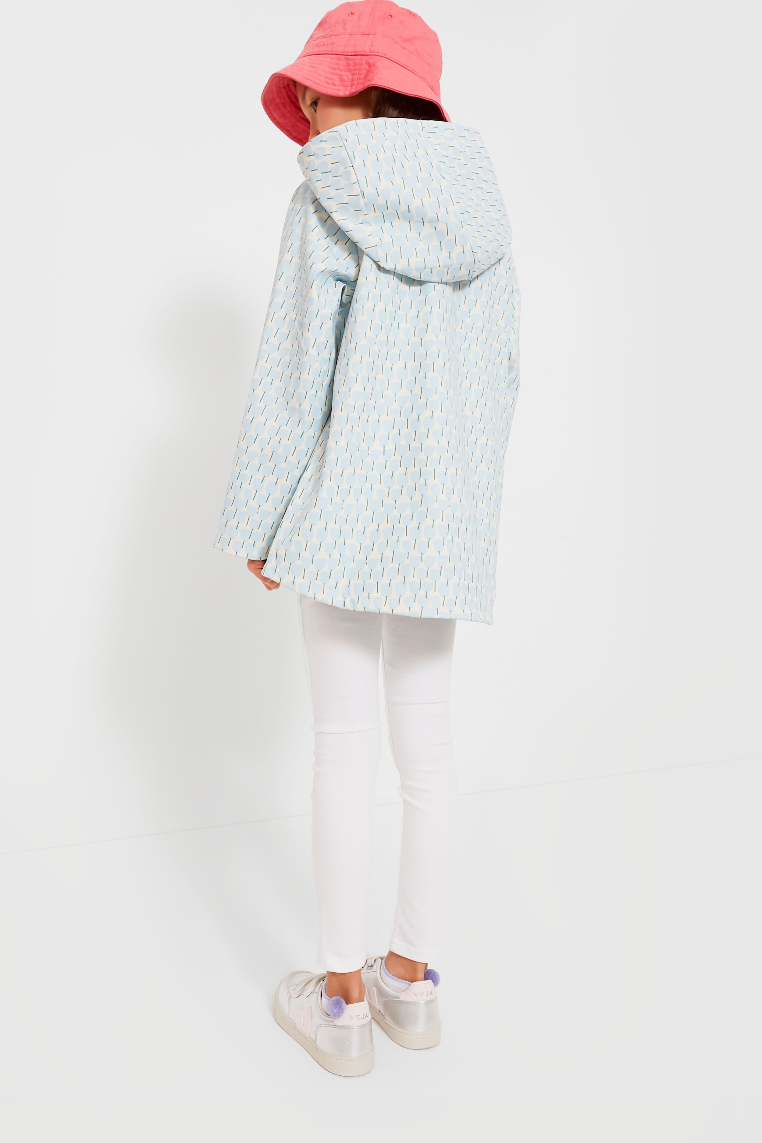 Blue Tulips Rafa Rain Coat-Charming Tale Store