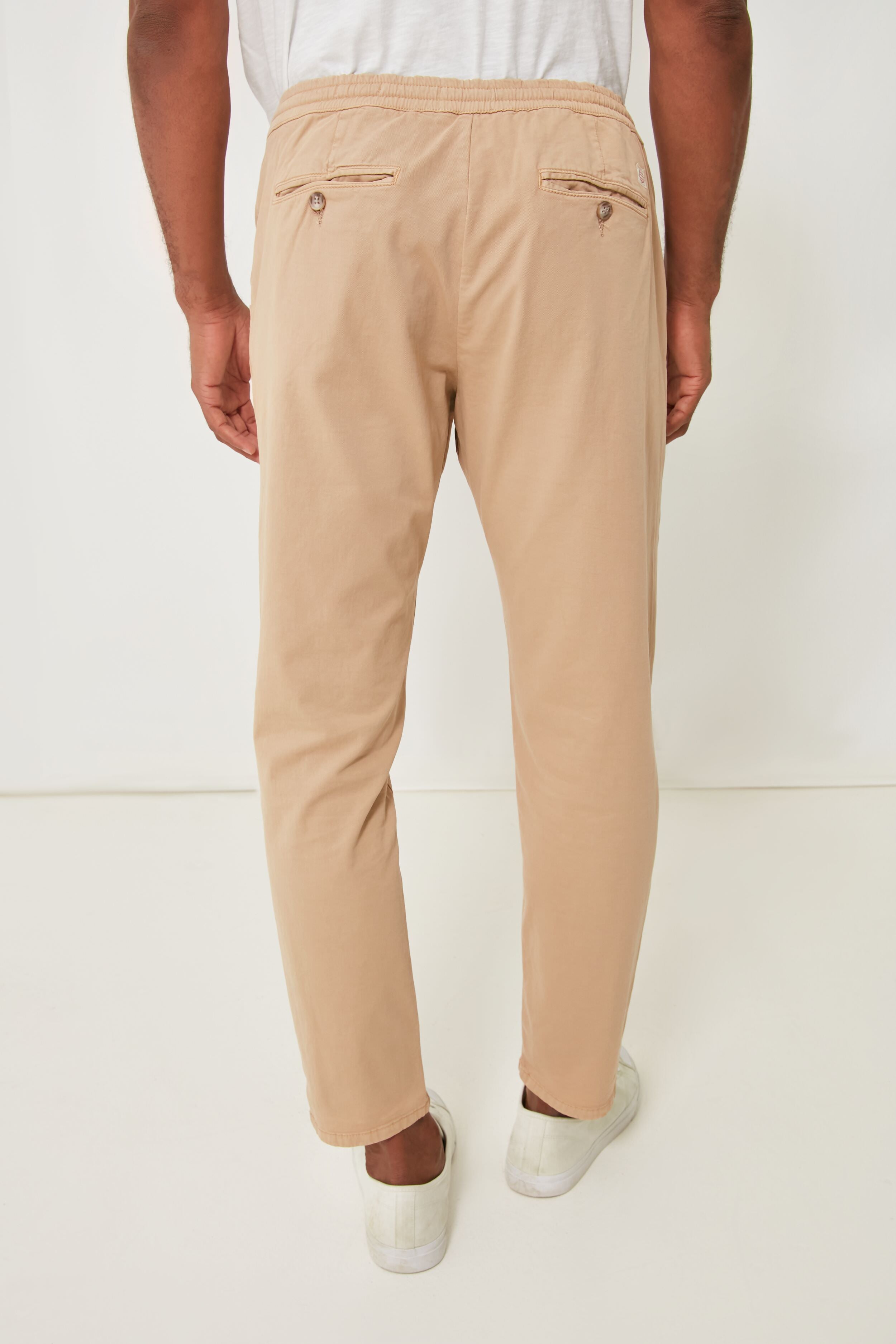 Faded Khaki Athletic Fit Saturday Pant-Charming Tale Store