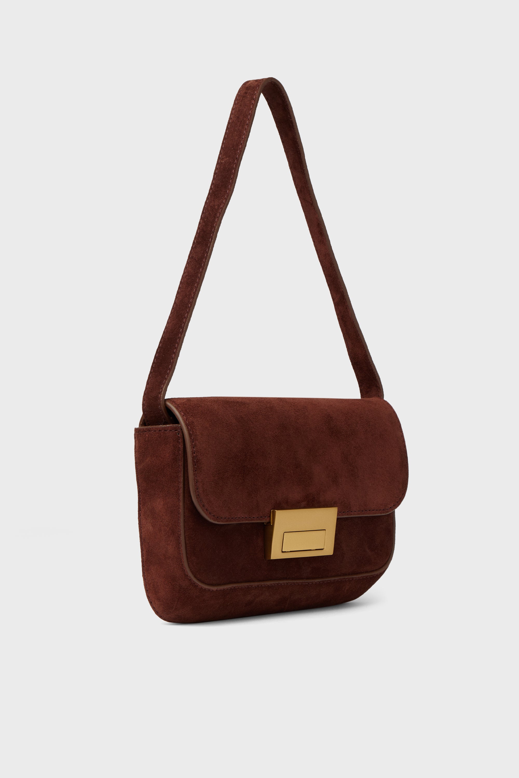 Espresso Suede Stefania Bag-Charming Tale Store
