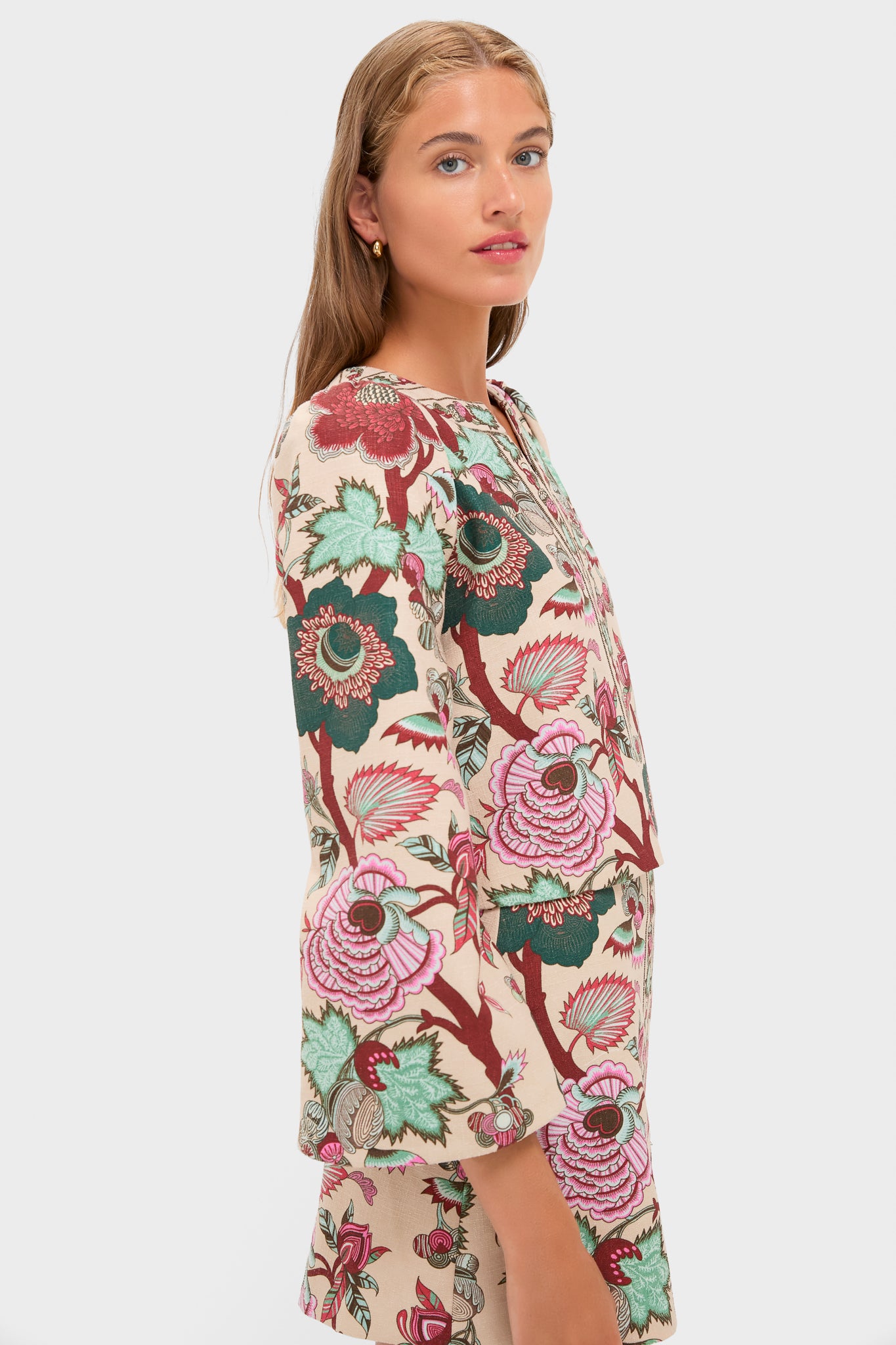 Garden Scrollwork V-Neck Maxine Top-Charming Tale Store