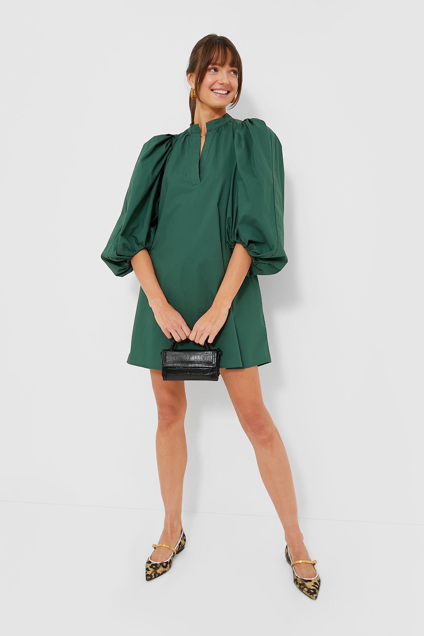 Emerald Green Astrid Dress-Charming Tale Store