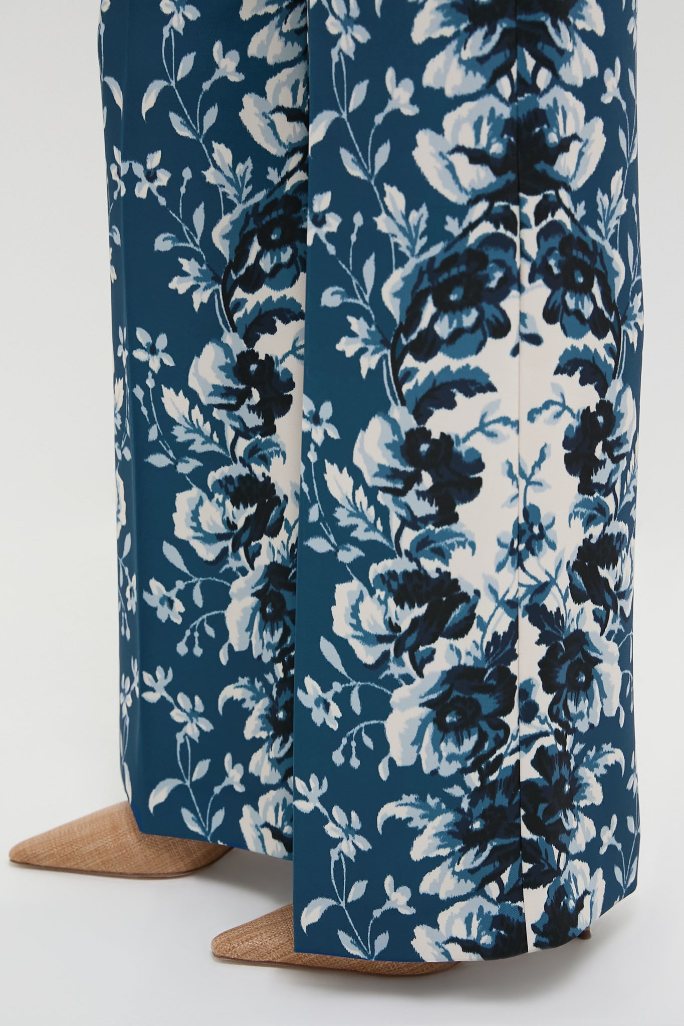 Indigo Reflection Drapey Twill Erin Pants-Charming Tale Store