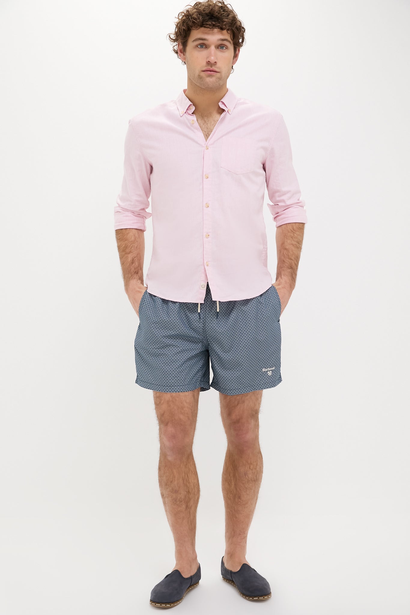 Rose California Oxford Shirt-Charming Tale Store