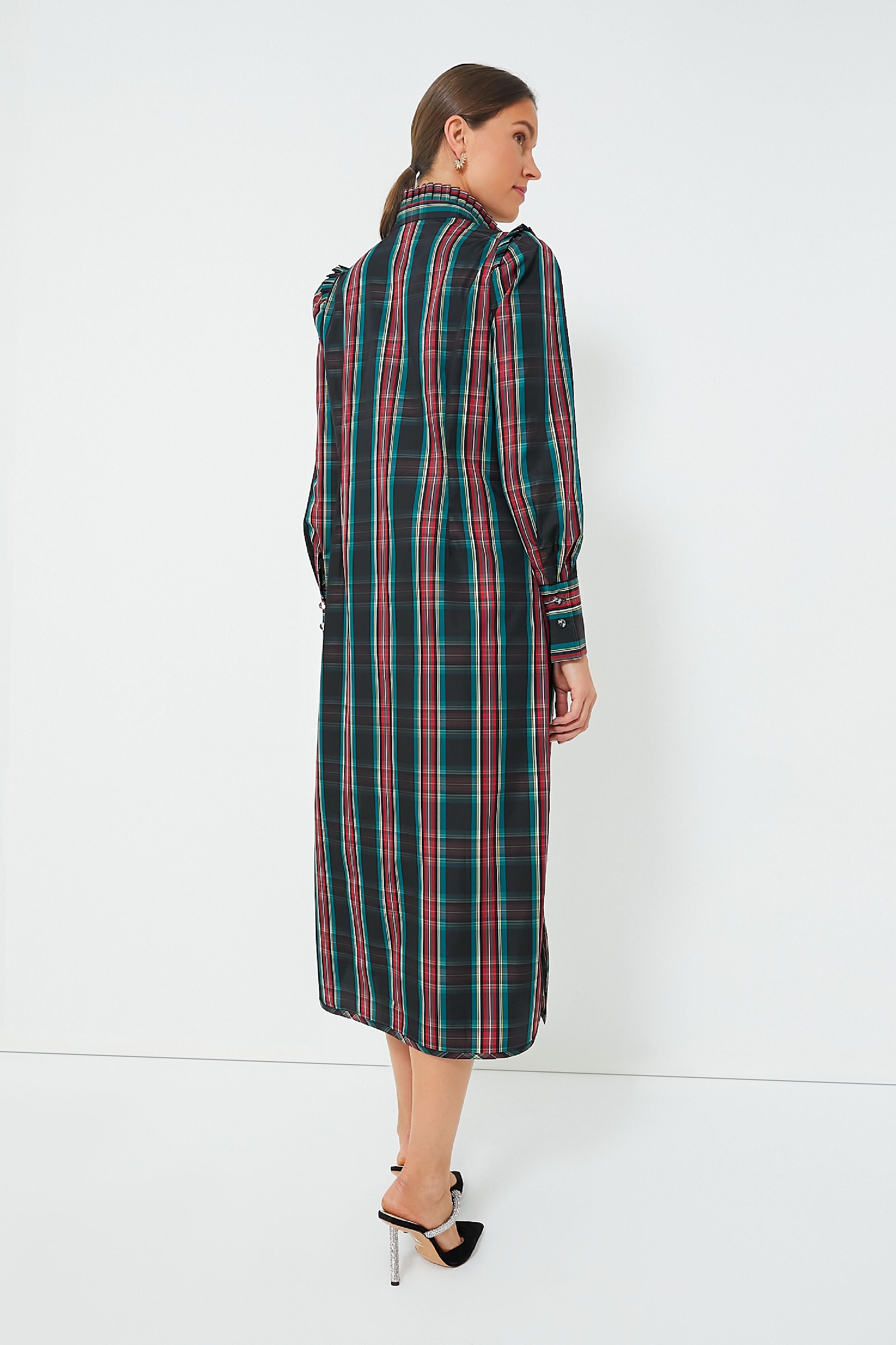 Highland Tartan Demy Dress-Charming Tale Store