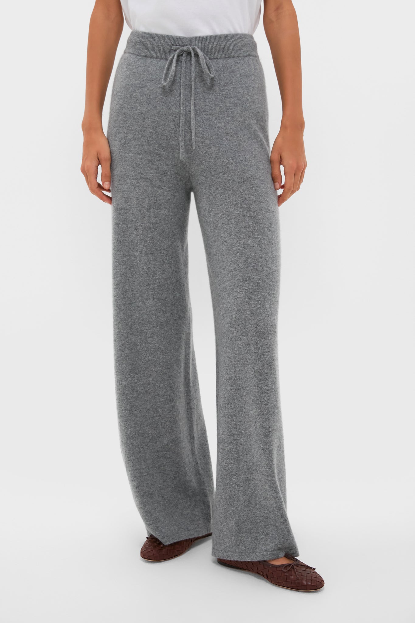 Shadow Gray Cashmere Jane Pant-Charming Tale Store