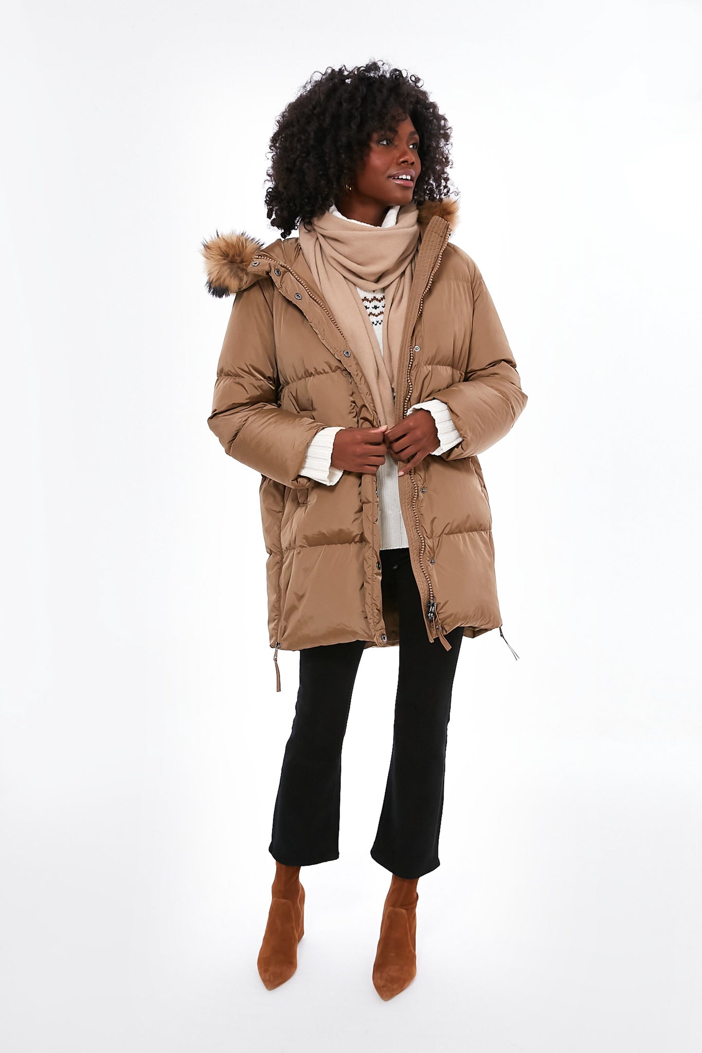 Caramel Bembo Coat-Charming Tale Store
