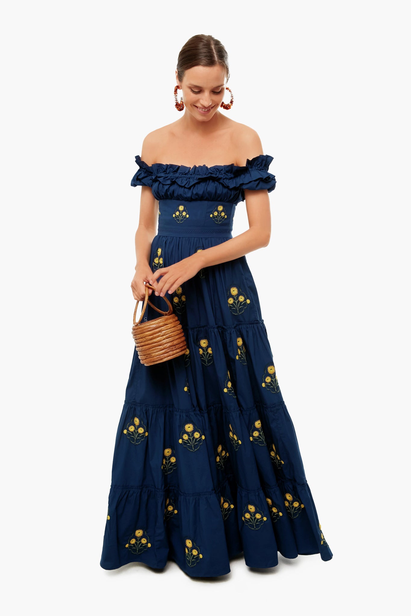 Embroidered Azucar Dress-Charming Tale Store