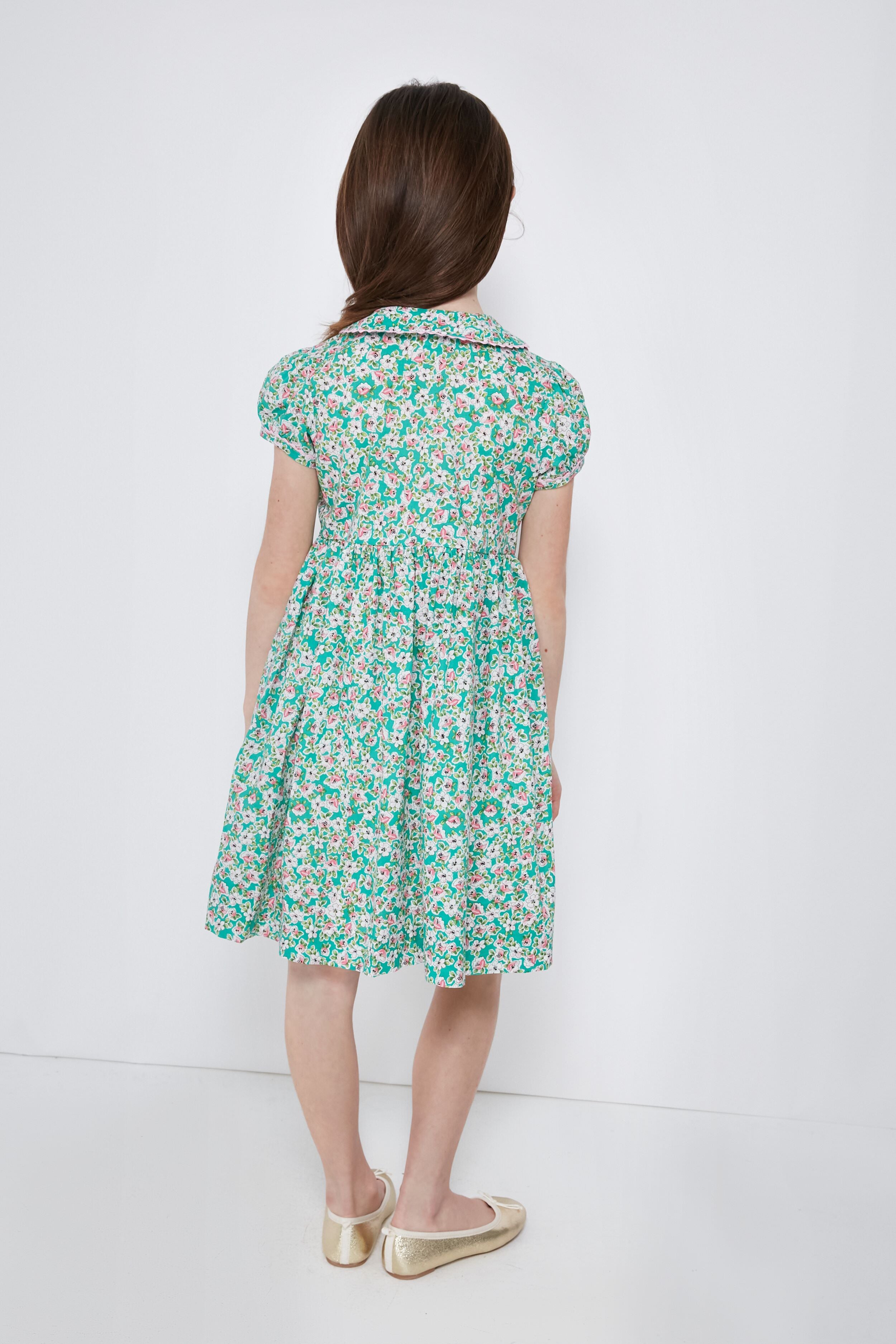 Floral Garden Button-Front Dress-Charming Tale Store