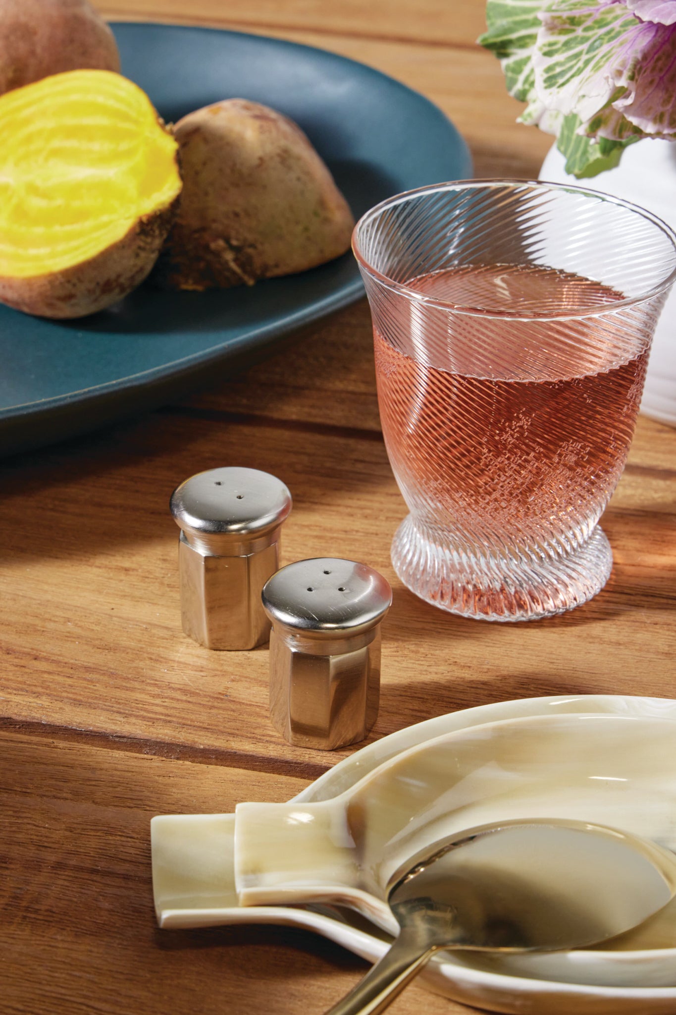 Pewter Duke Mini Salt and Pepper Shakers-Charming Tale Store