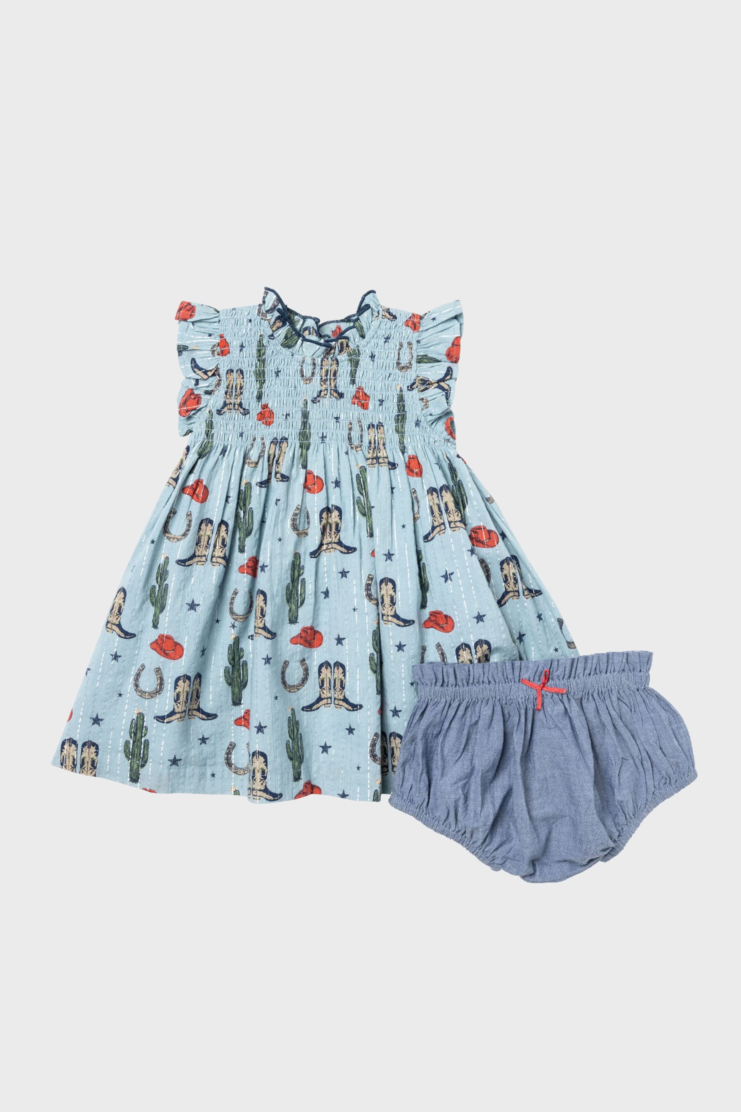 Tiny Texas Stevie Dress Set-Charming Tale Store