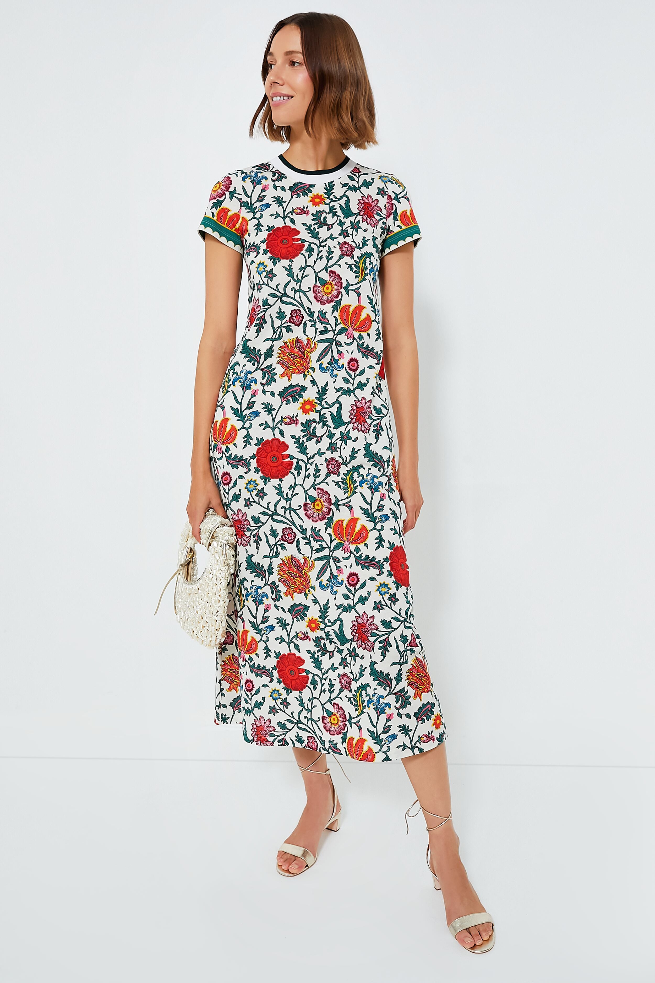 Dragonflower Mini Barre Sporty Swing Dress-Charming Tale Store