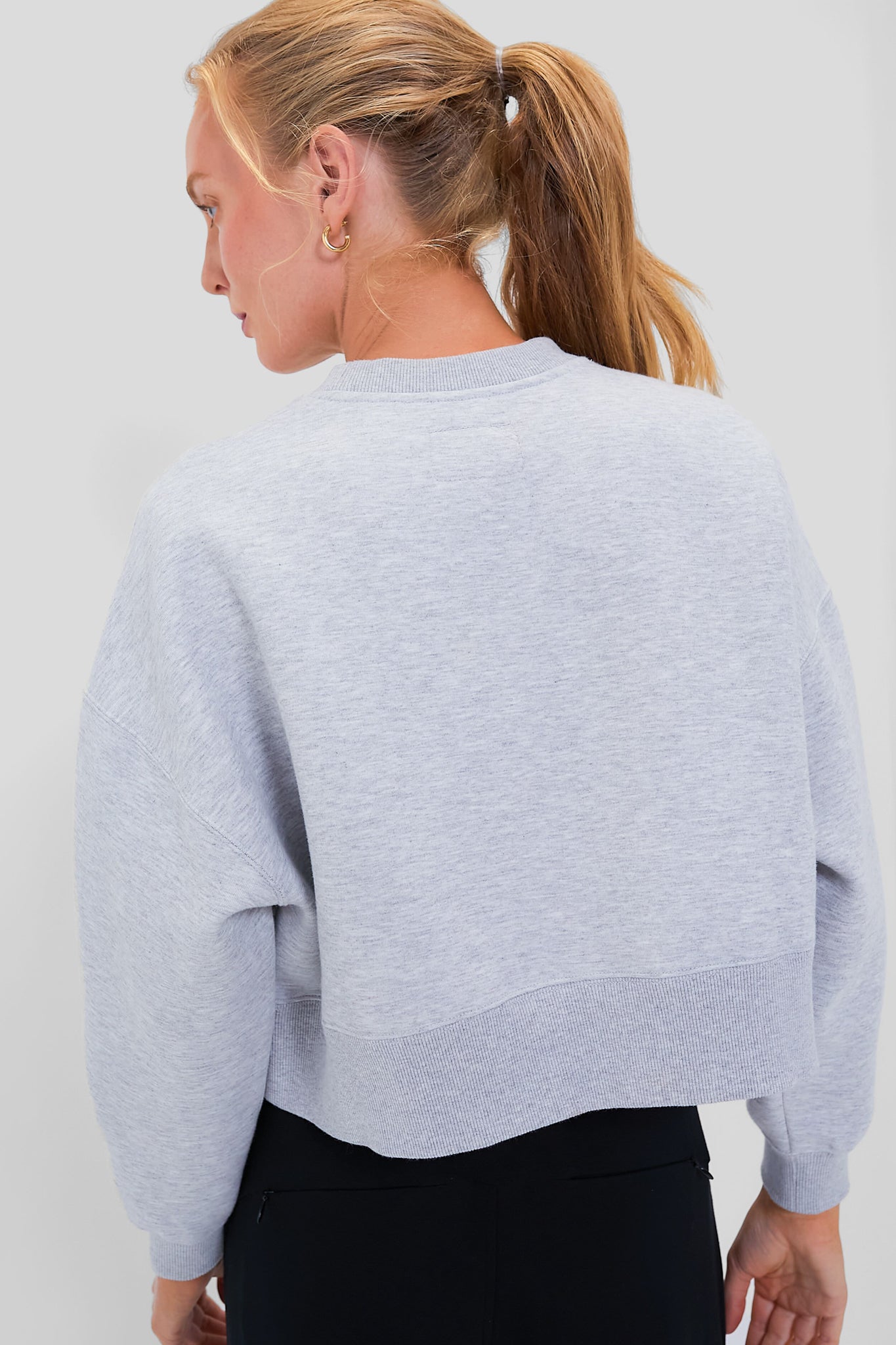 Heathered Gray Cropped Evans Pullover-Charming Tale Store