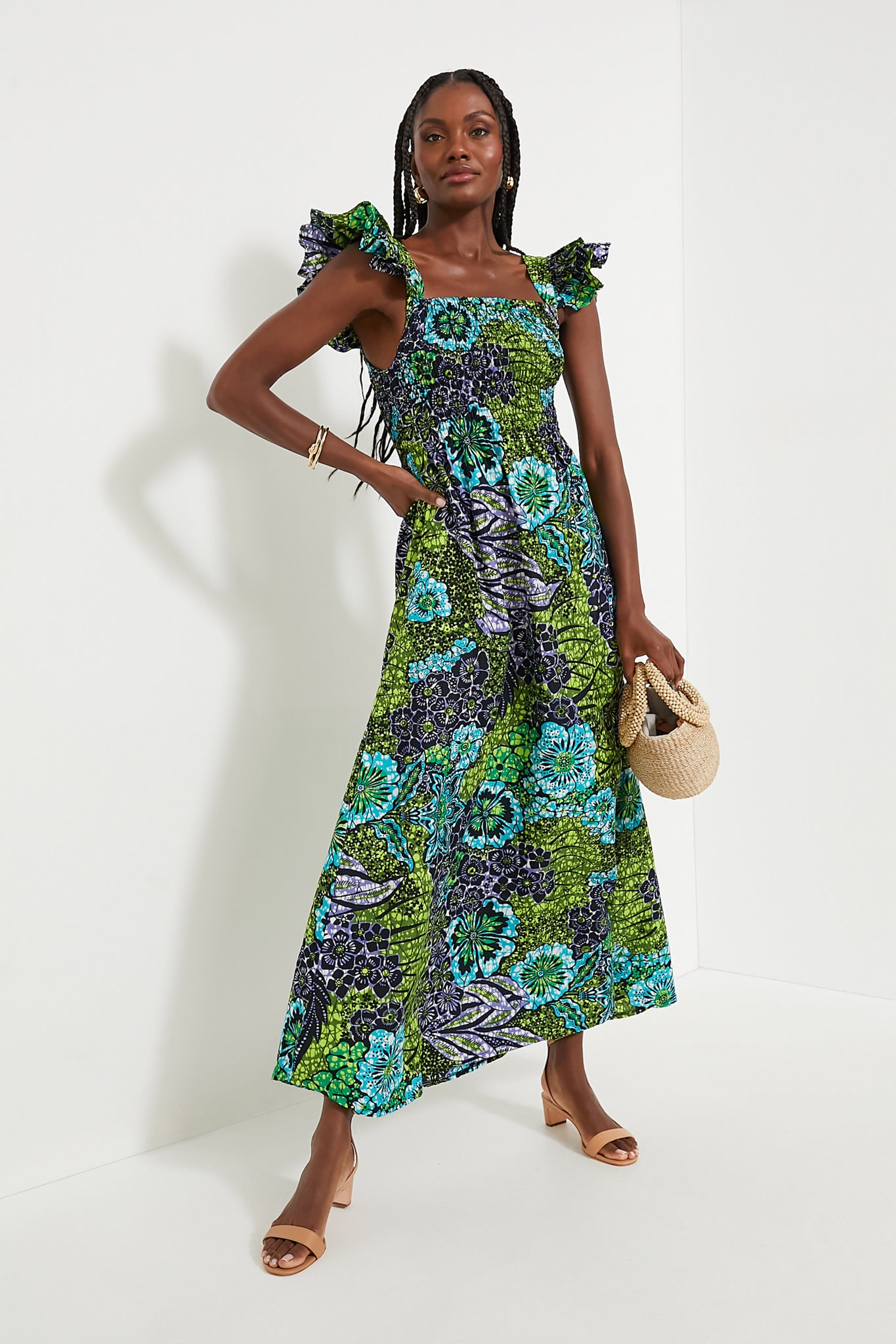 Green Lizzy Dress-Charming Tale Store