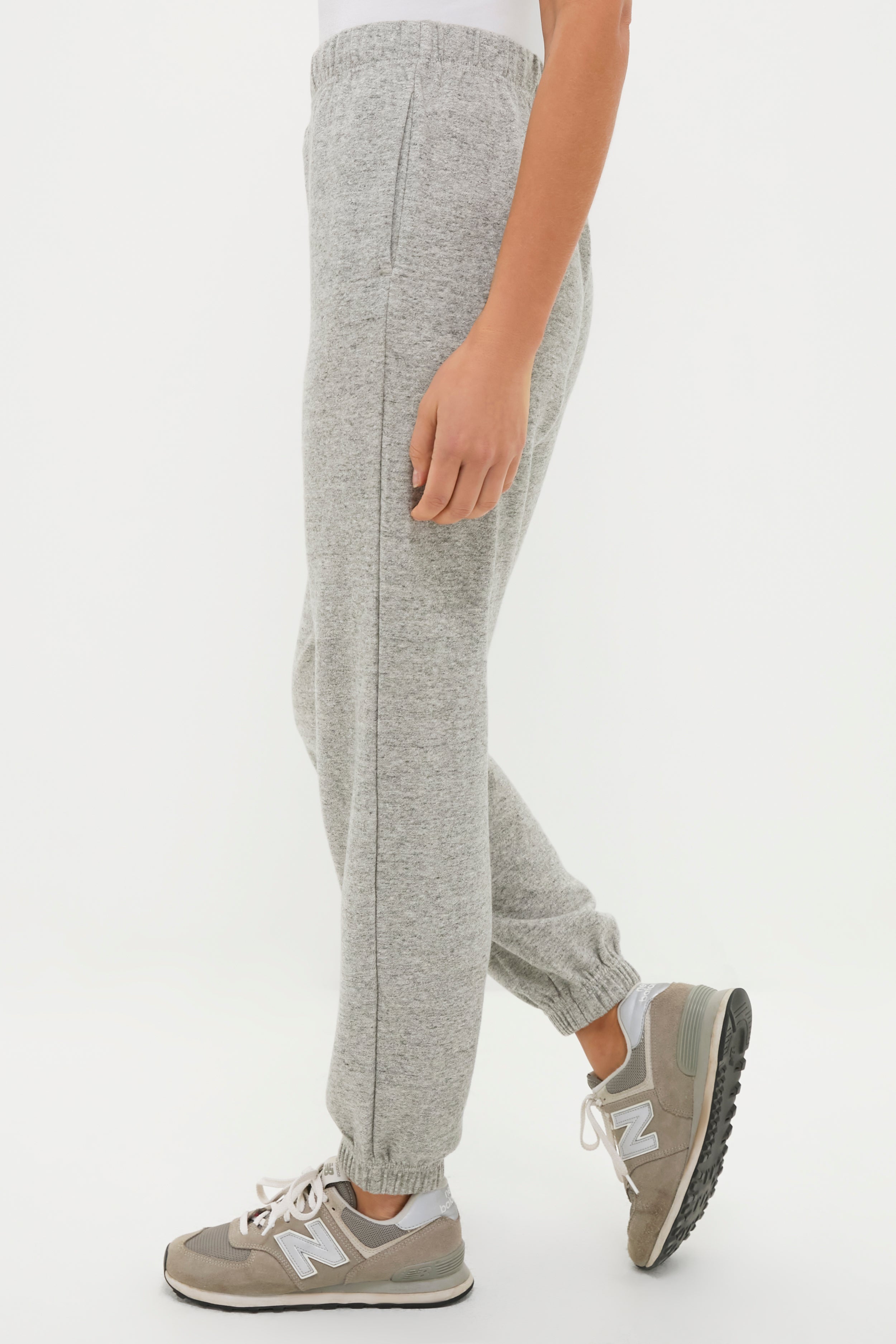 Heathered Gray Anderson Sweatpants-Charming Tale Store
