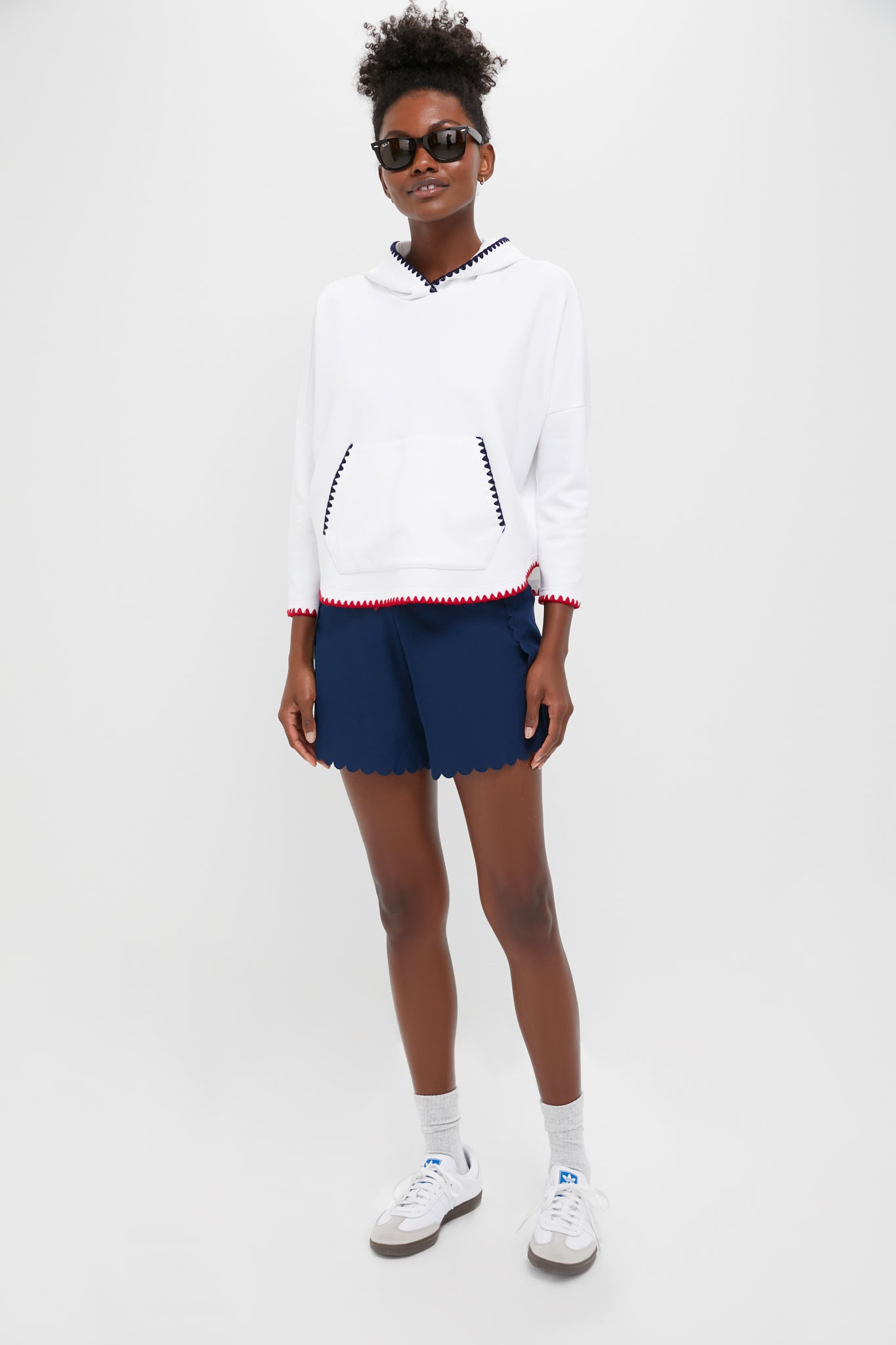 Cropped Americana Eden Sweatshirt-Charming Tale Store