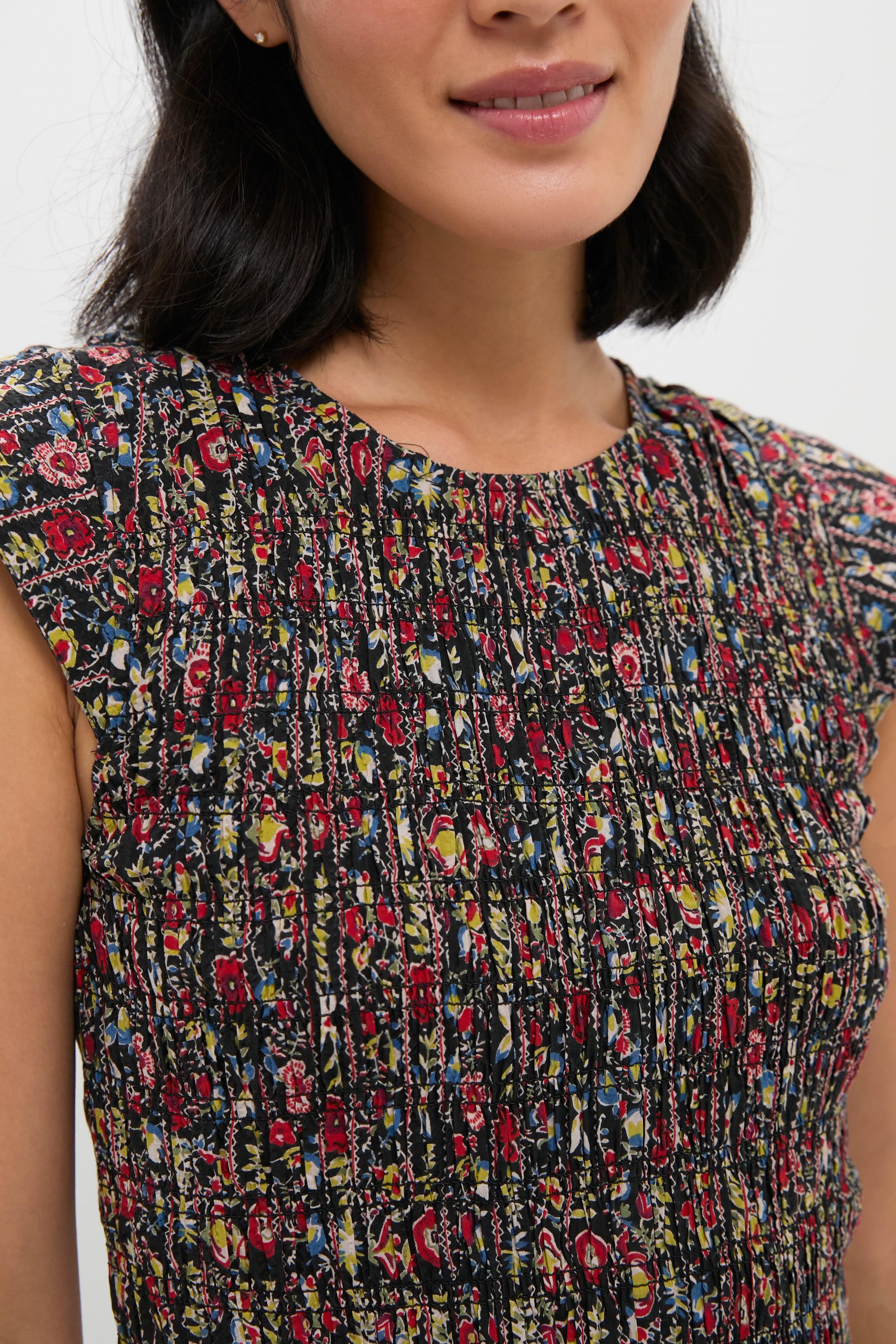 Garland Print Paramour Dress-Charming Tale Store