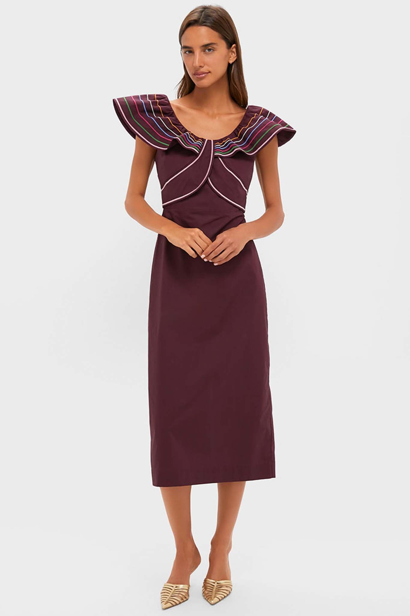 Embroidered Ellison Dress-Charming Tale Store