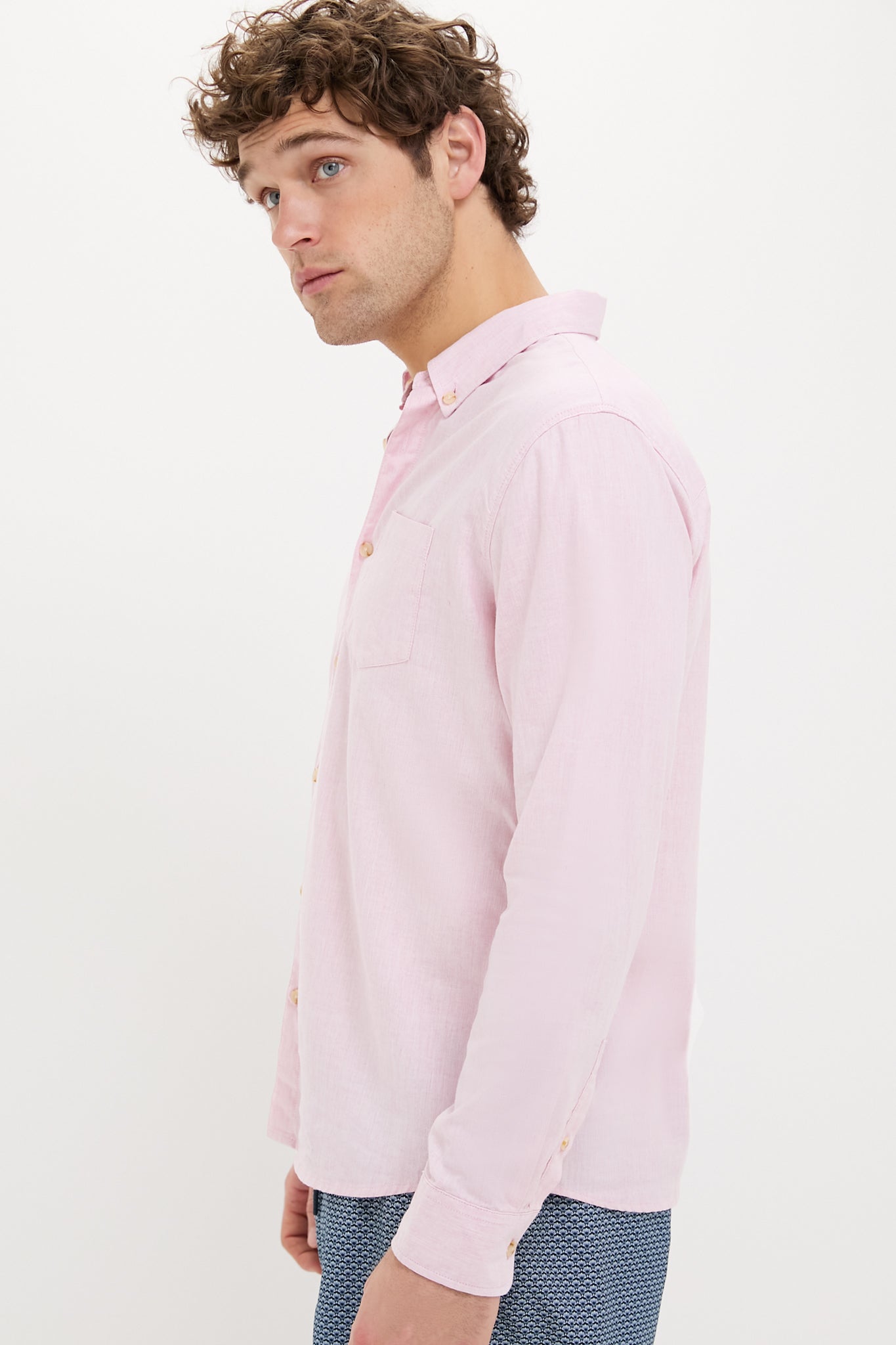 Rose California Oxford Shirt-Charming Tale Store