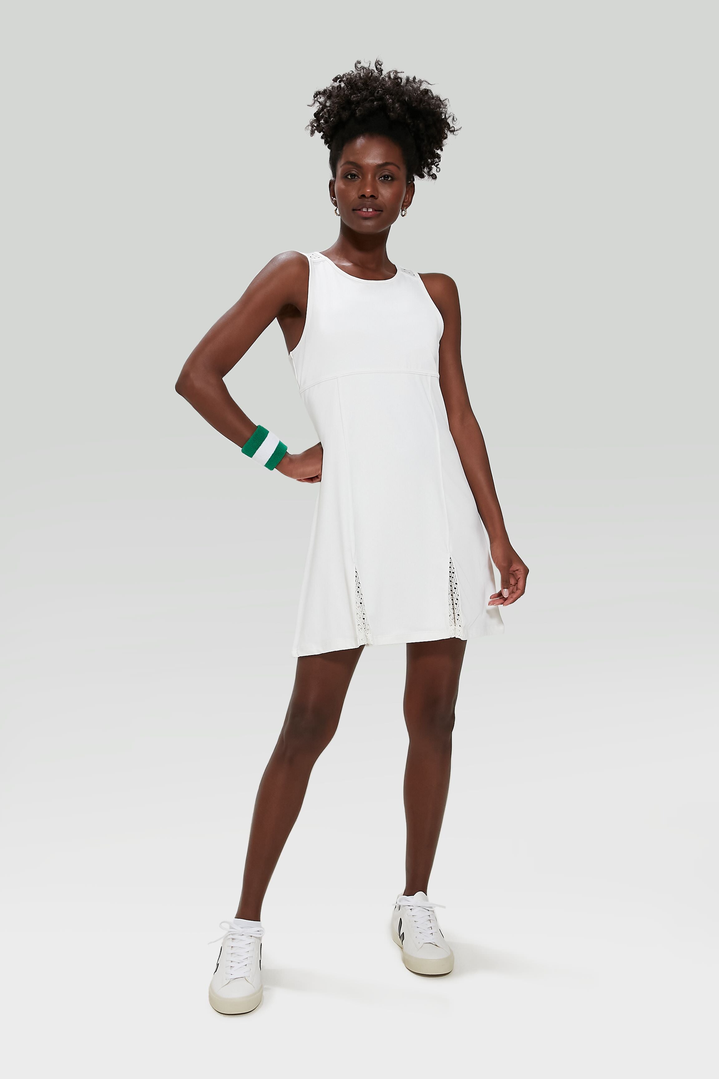 White Cane Victoria Tennis Dress-Charming Tale Store