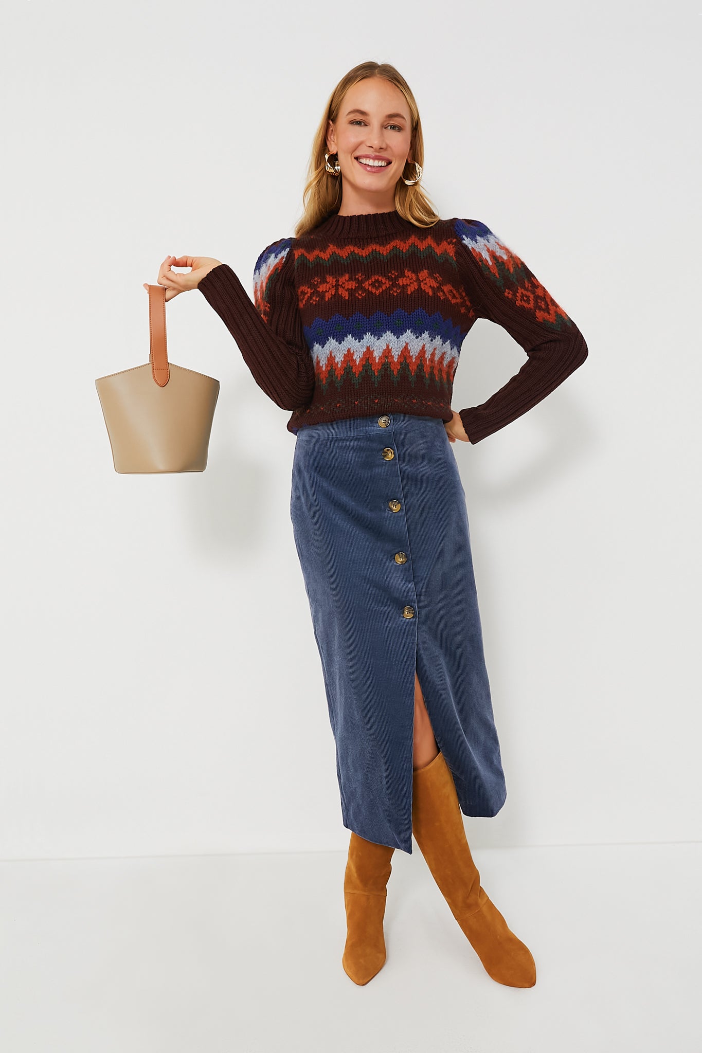 Blue Tilda Skirt-Charming Tale Store