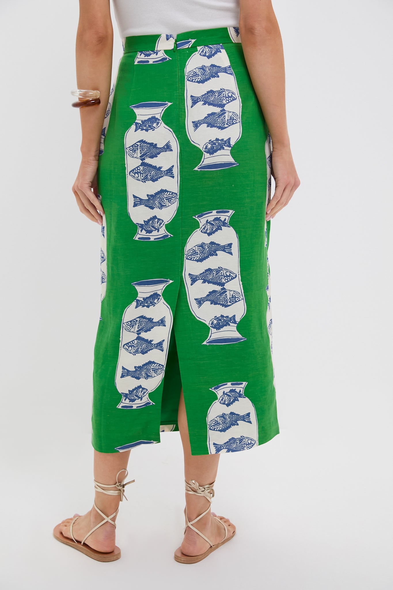 Herring Green Isla Skirt-Charming Tale Store