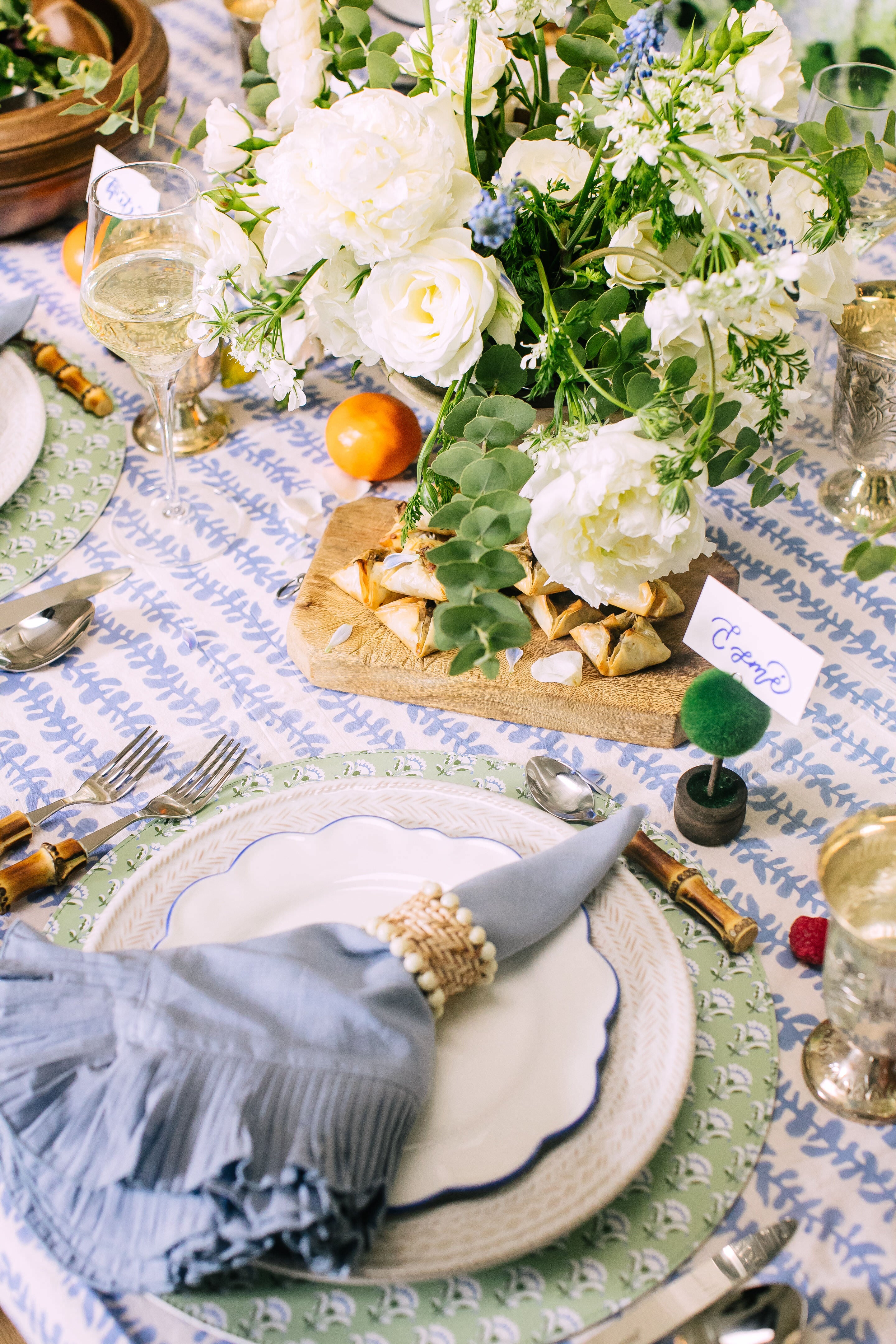 Botanic Reversible Wipeable Placemats Set of 4-Charming Tale Store