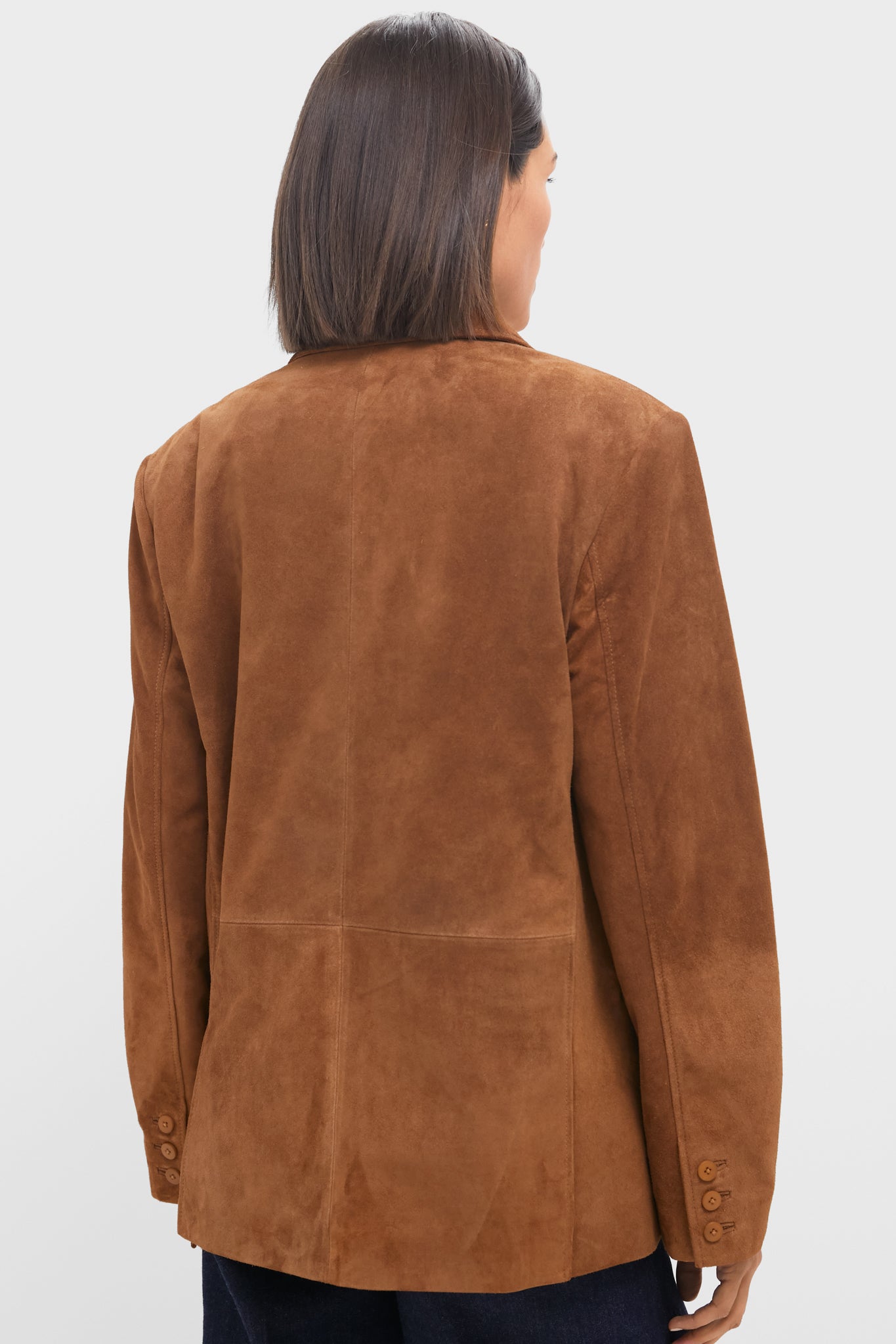 Tan Natalie Suede Jacket-Charming Tale Store