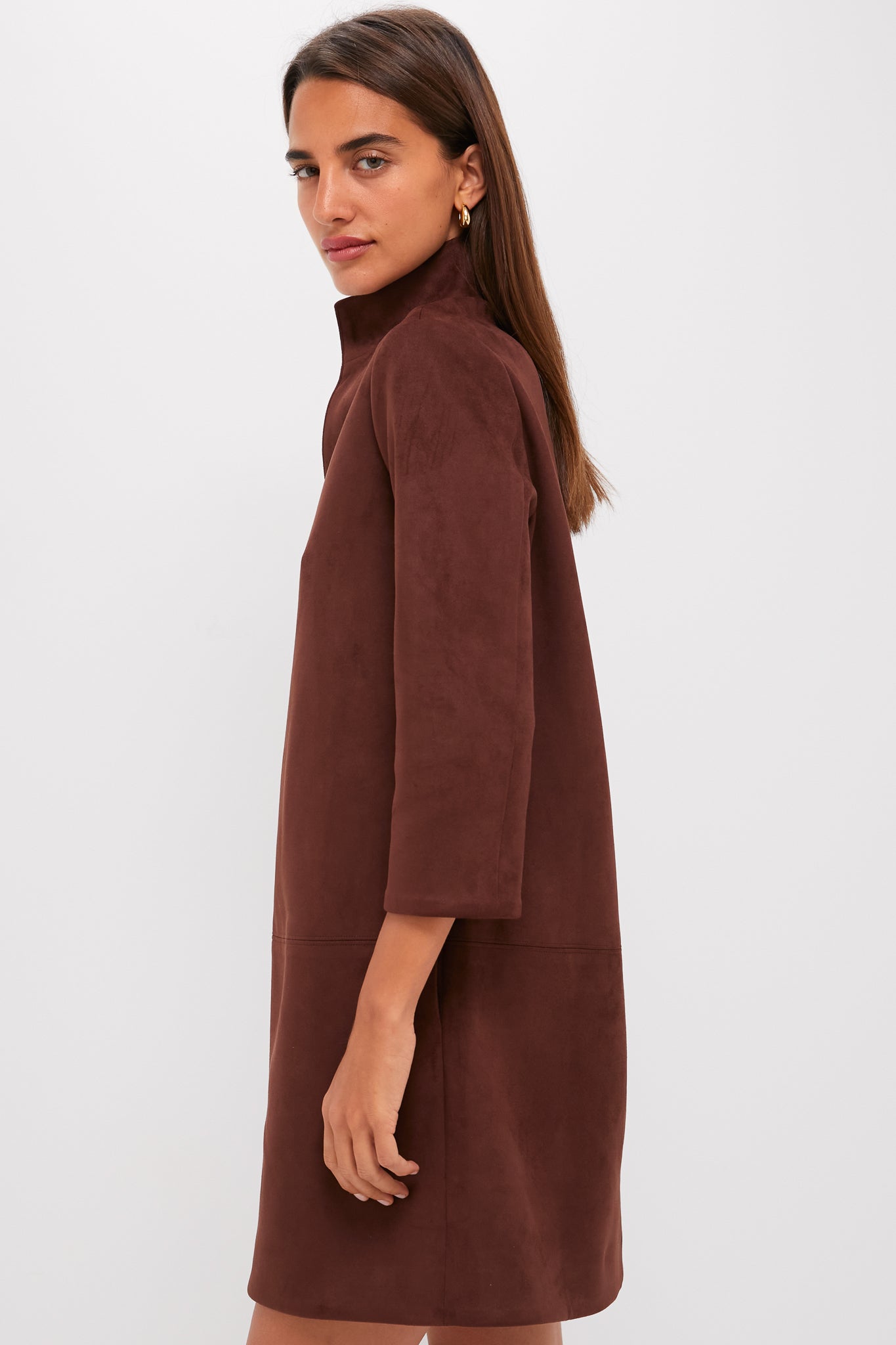 Ganache Vegan Suede Clifton Dress-Charming Tale Store