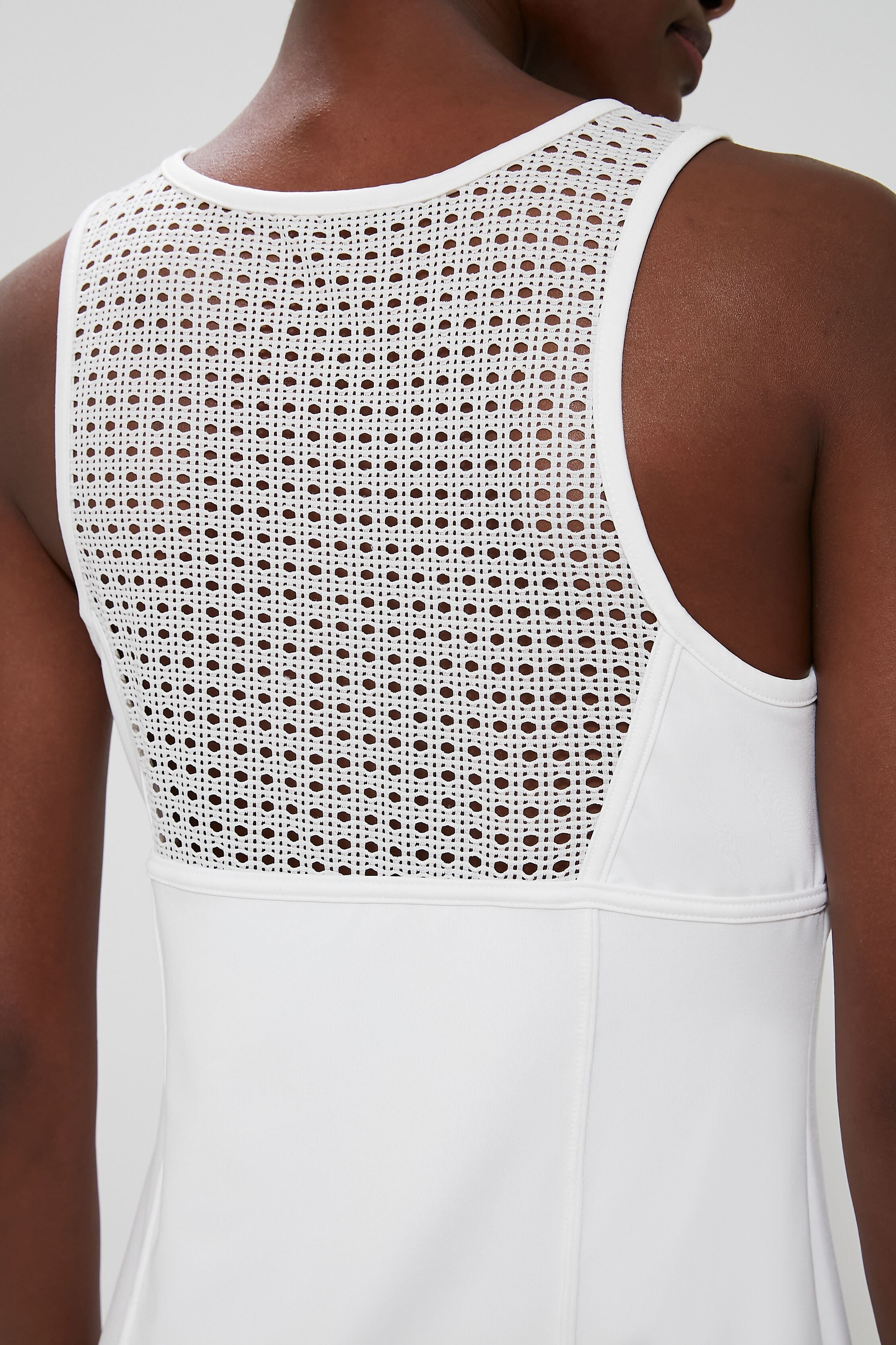 White Cane Victoria Tennis Dress-Charming Tale Store