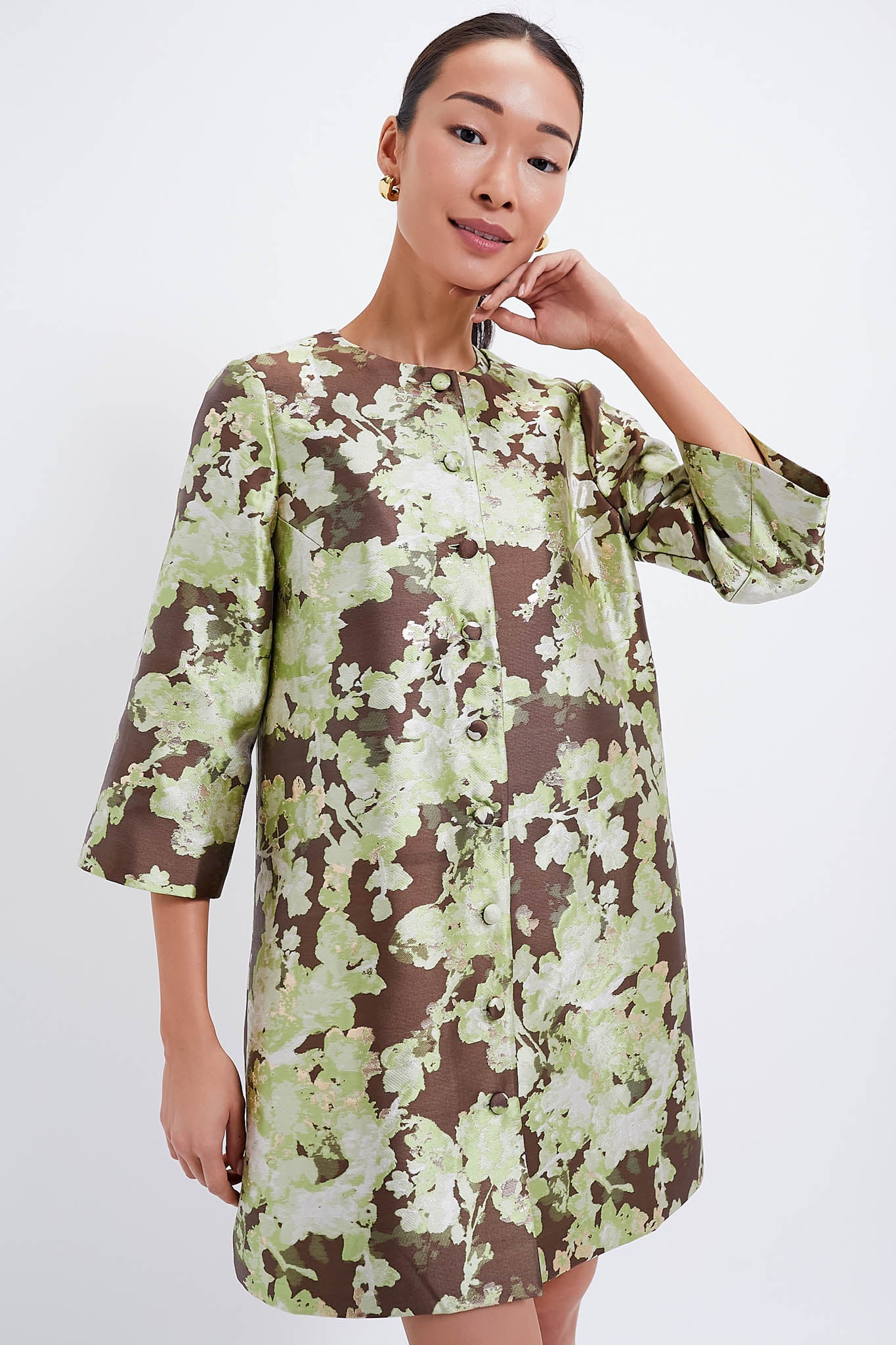 Ellesmere Jacquard Millie Coat Dress-Charming Tale Store