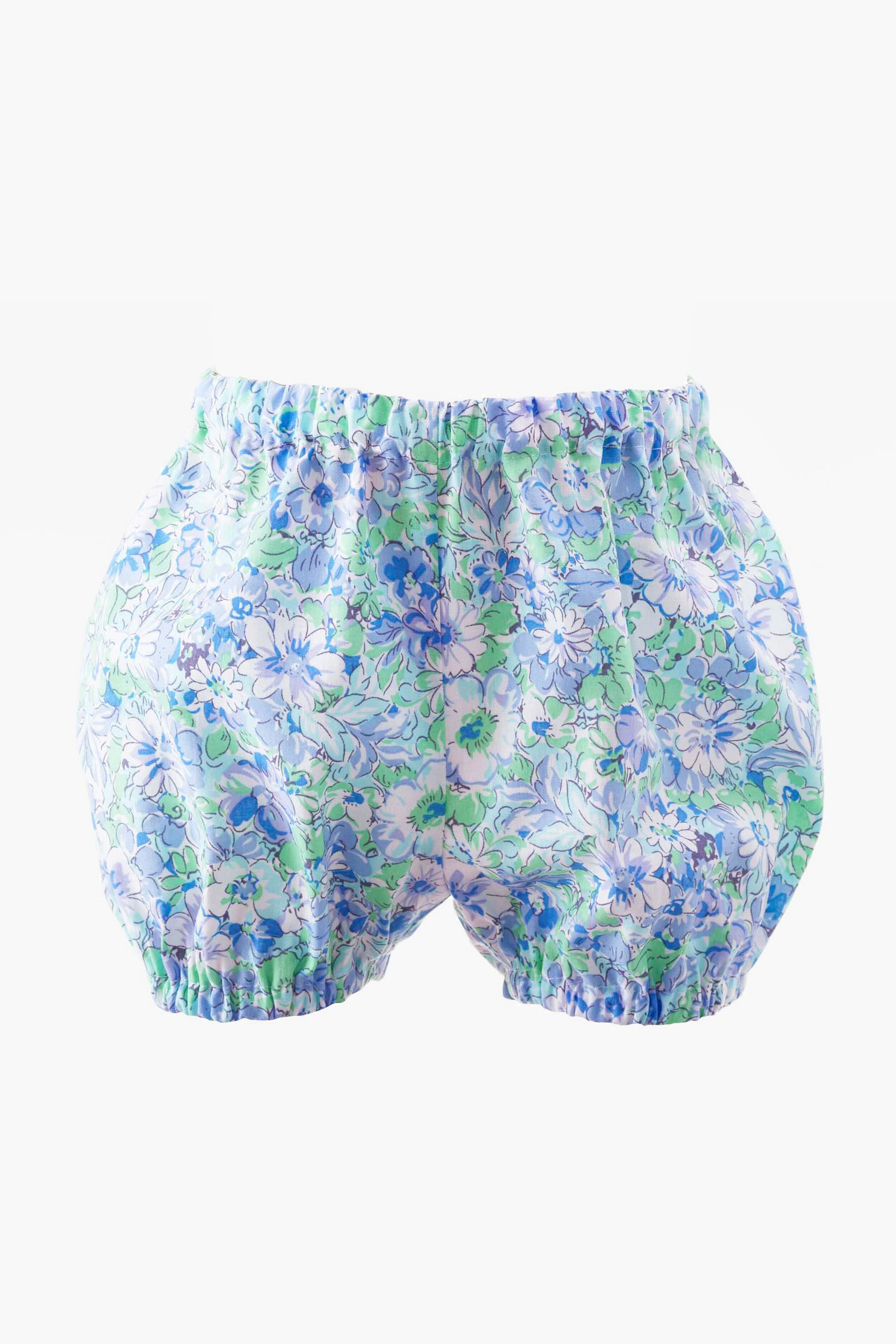 Floral Meadow Smocked Dress & Bloomers-Charming Tale Store