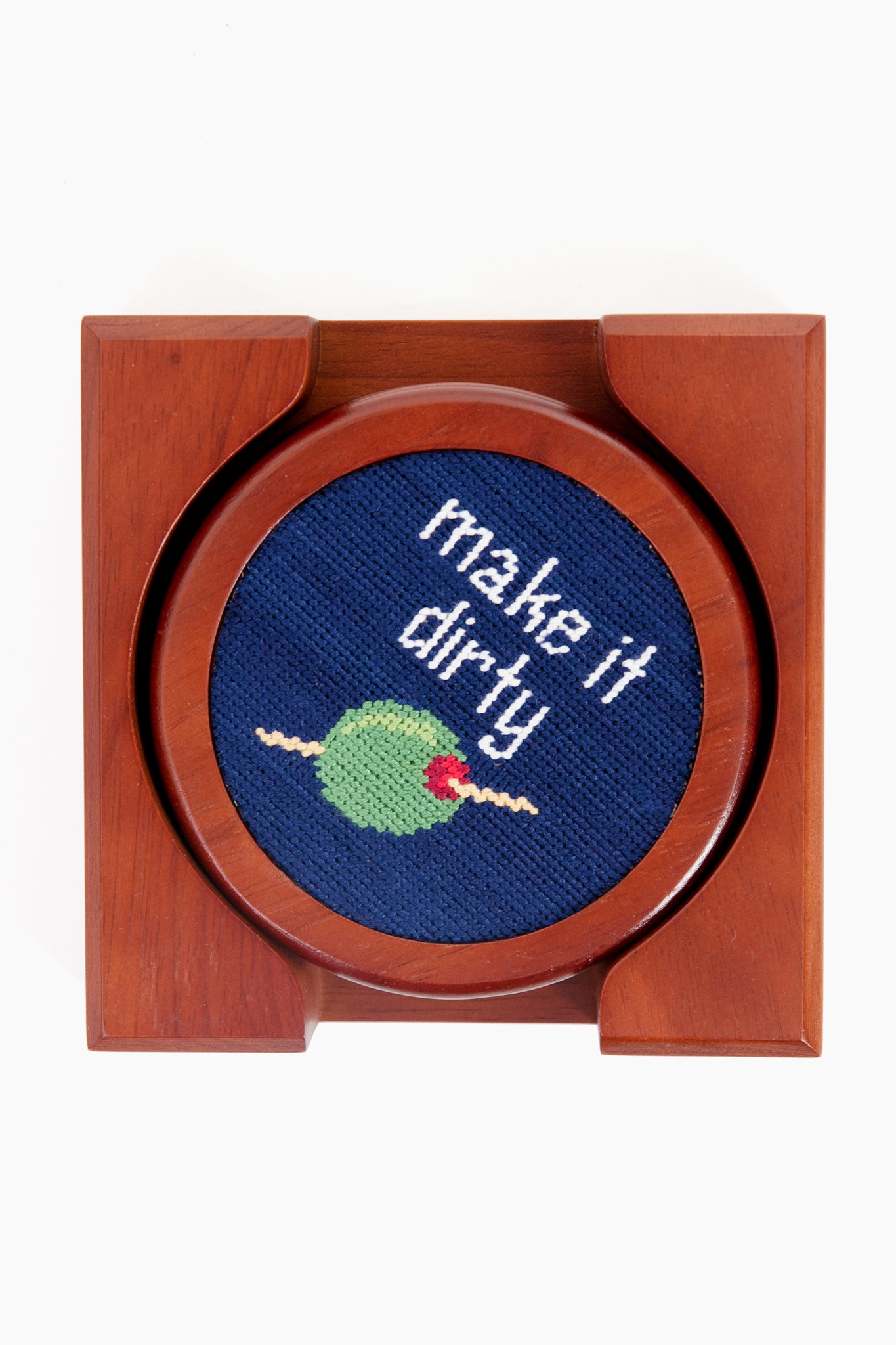Cocktail Orders Needlepoint Coaster Set-Charming Tale Store